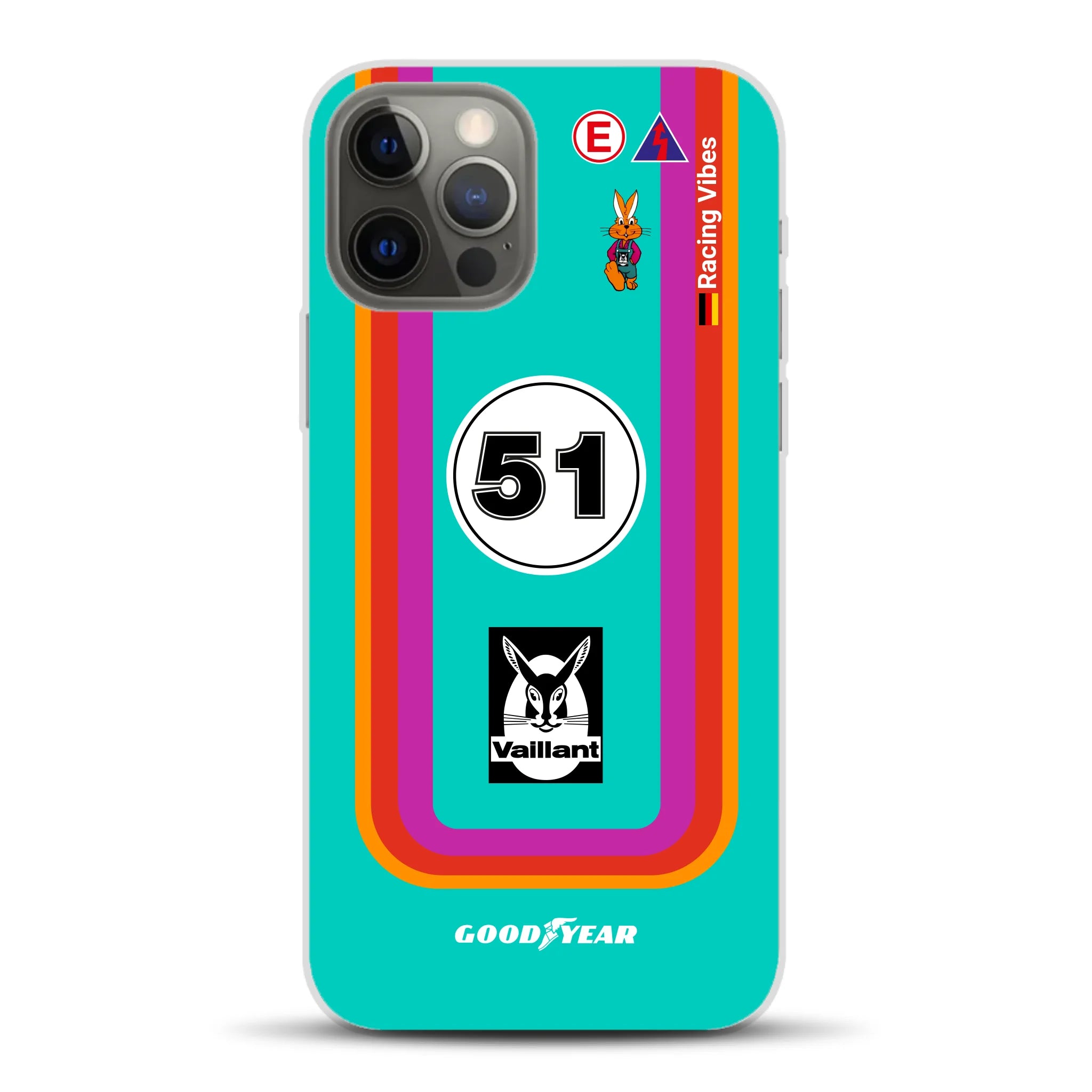 Porsche 935 K3 Vaillant Kremer Racing 1977 Livery - Individuelle Handyhülle für iPhone