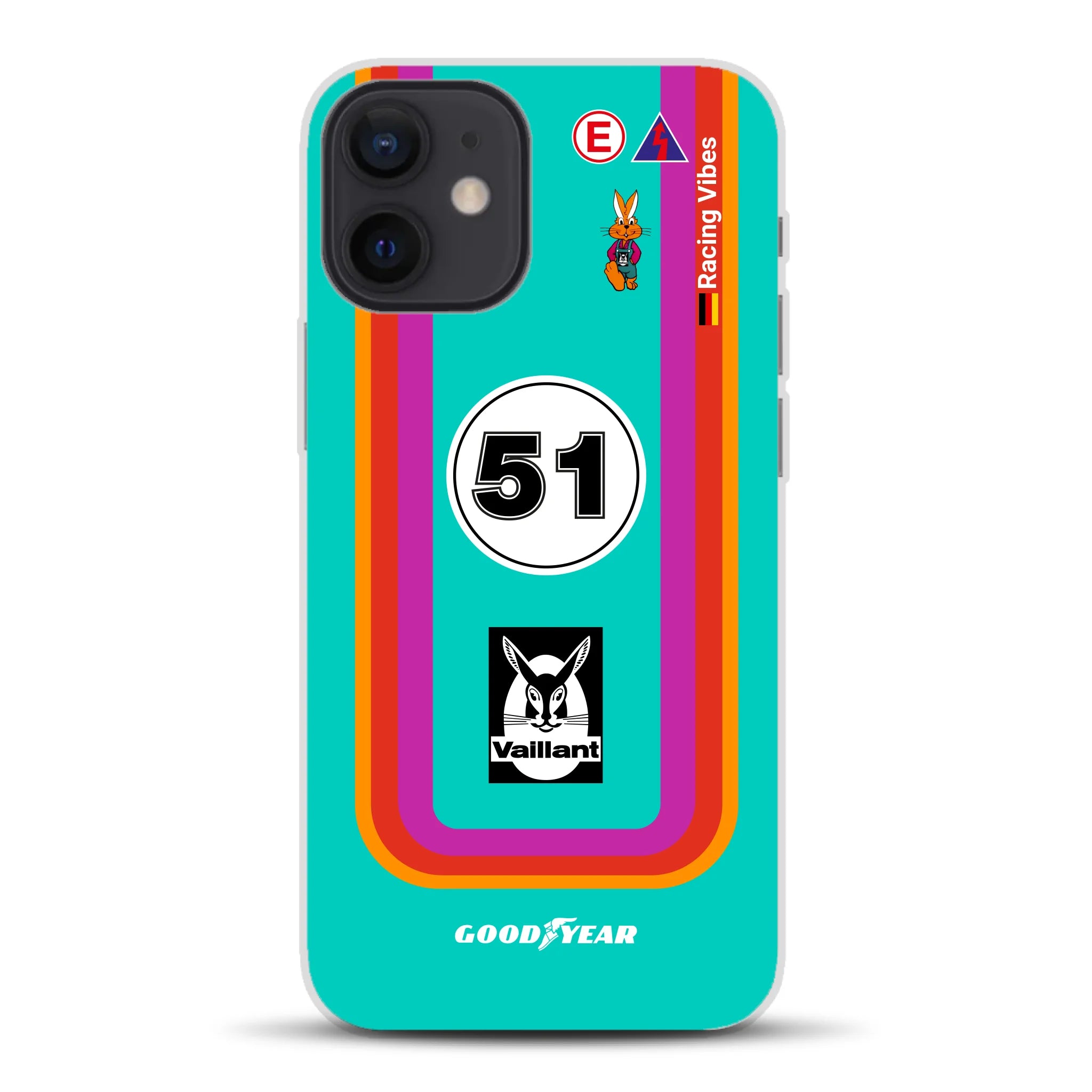 Porsche 935 K3 Vaillant Kremer Racing 1977 Livery - Individuelle Handyhülle für iPhone