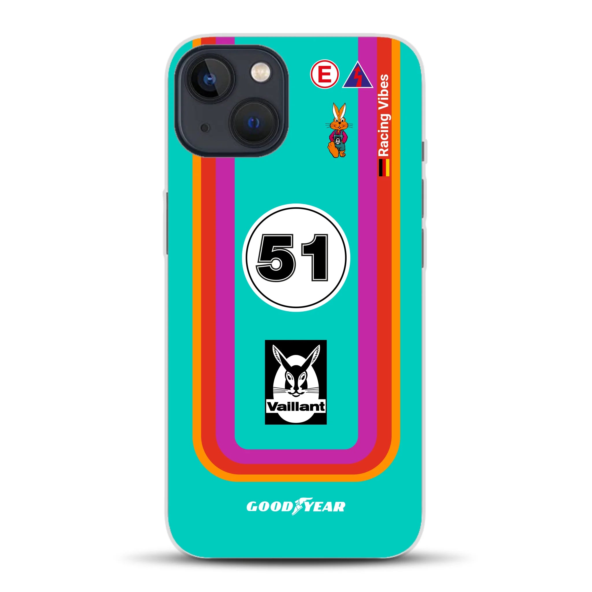 Porsche 935 K3 Vaillant Kremer Racing 1977 Livery - Individuelle Handyhülle für iPhone