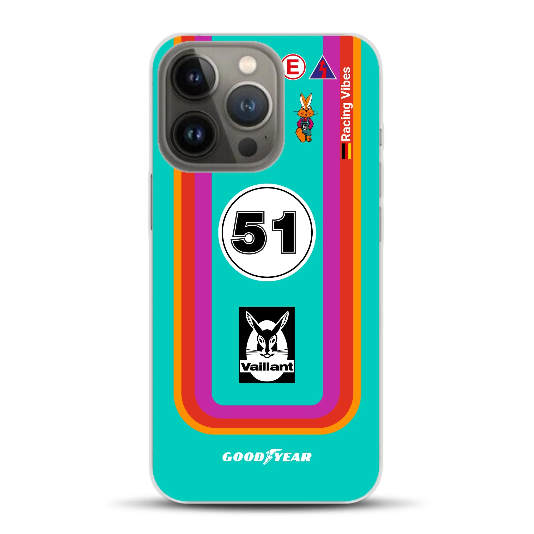 Porsche 935 K3 Vaillant Kremer Racing 1977 Livery - Individuelle Handyhülle für iPhone