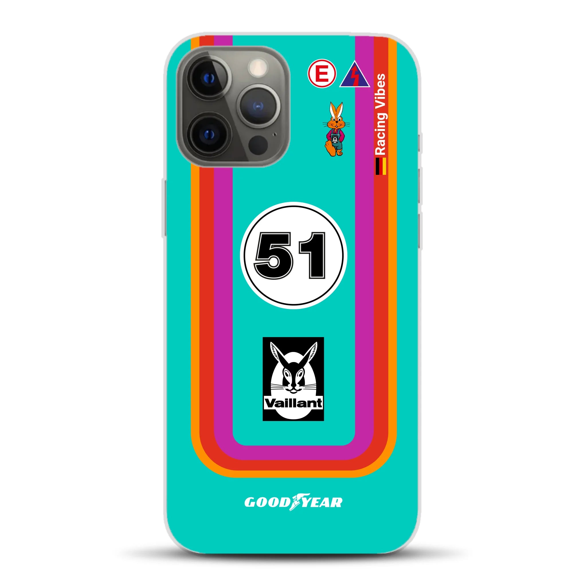 Porsche 935 K3 Vaillant Kremer Racing 1977 Livery - Individuelle Handyhülle für iPhone