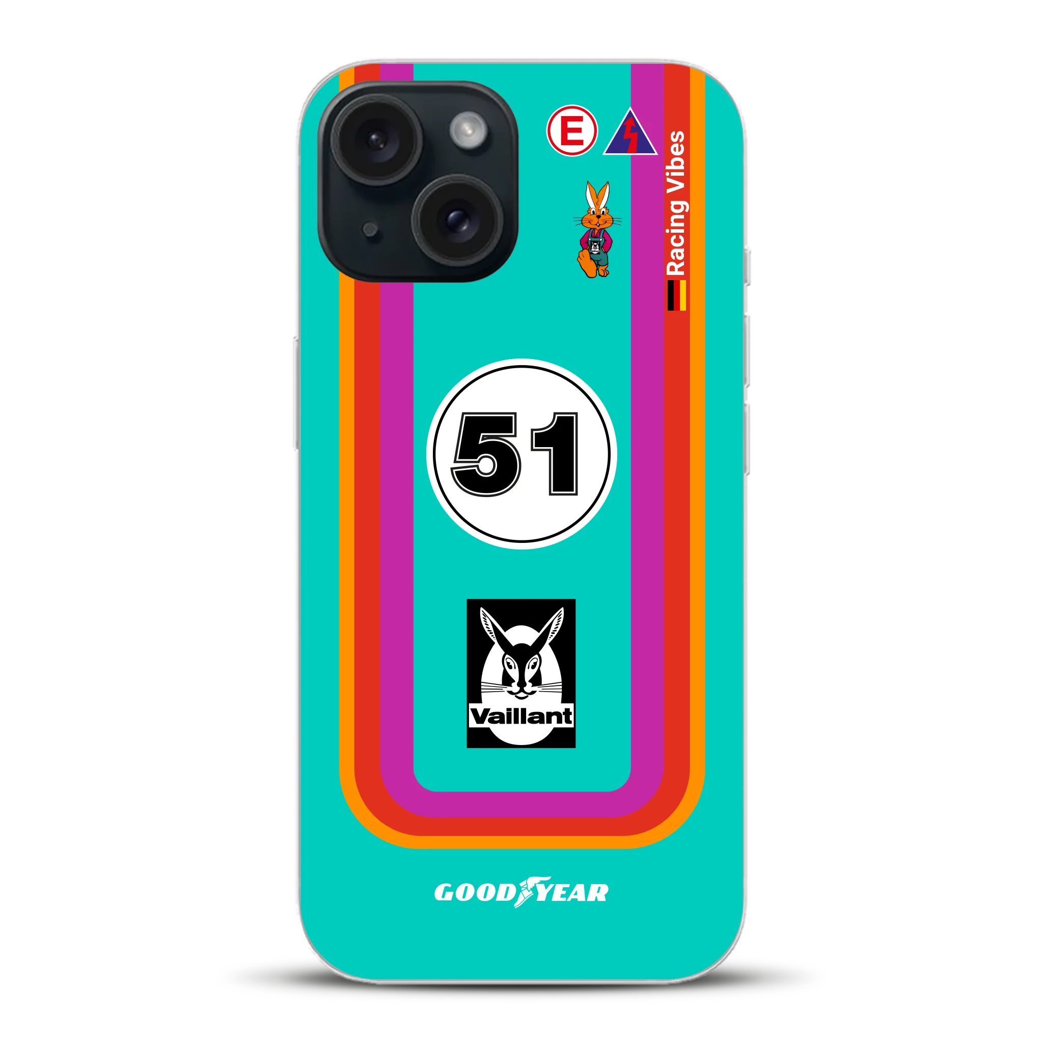 Porsche 935 K3 Vaillant Kremer Racing 1977 Livery - Individuelle Handyhülle für iPhone