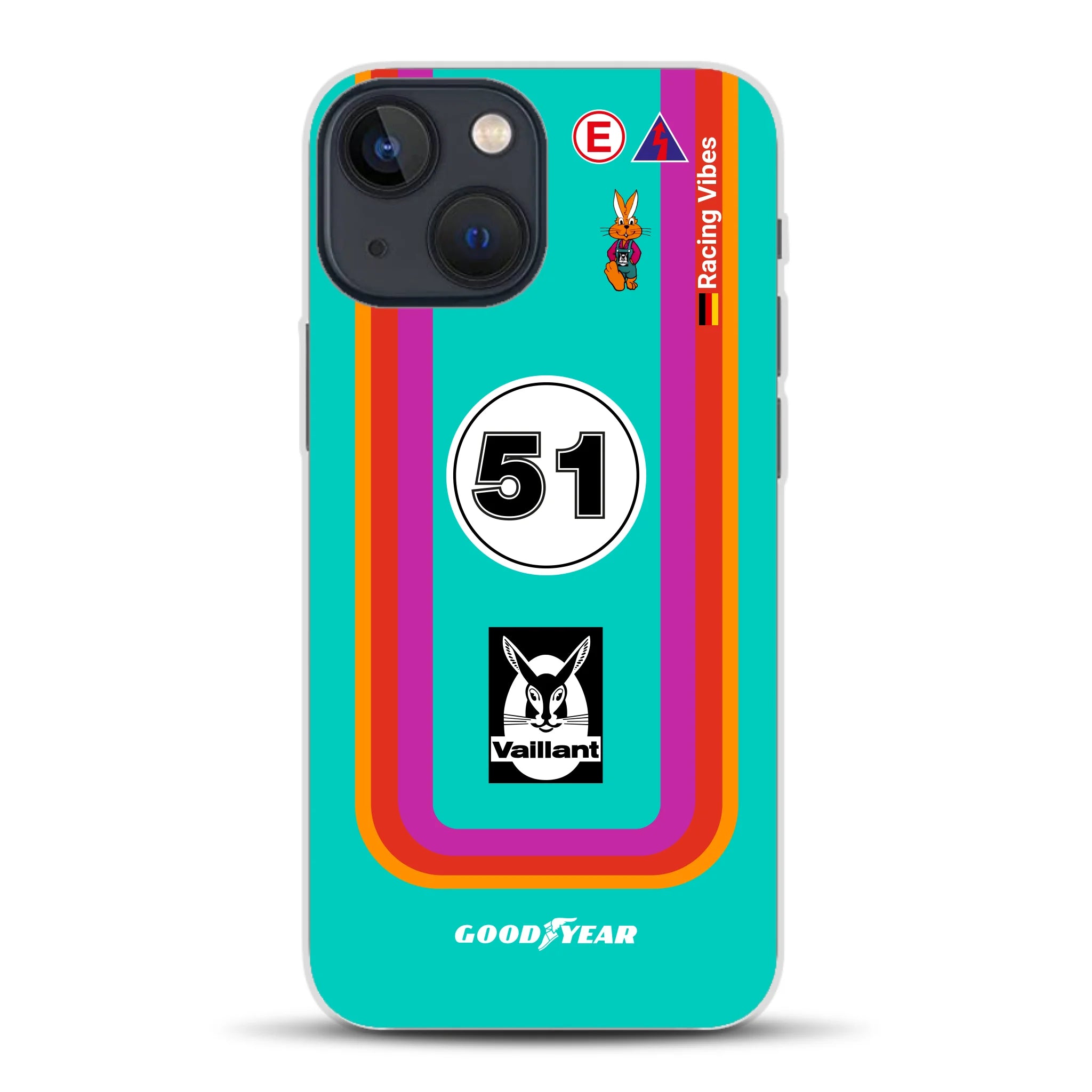 Porsche 935 K3 Vaillant Kremer Racing 1977 Livery - Individuelle Handyhülle für iPhone