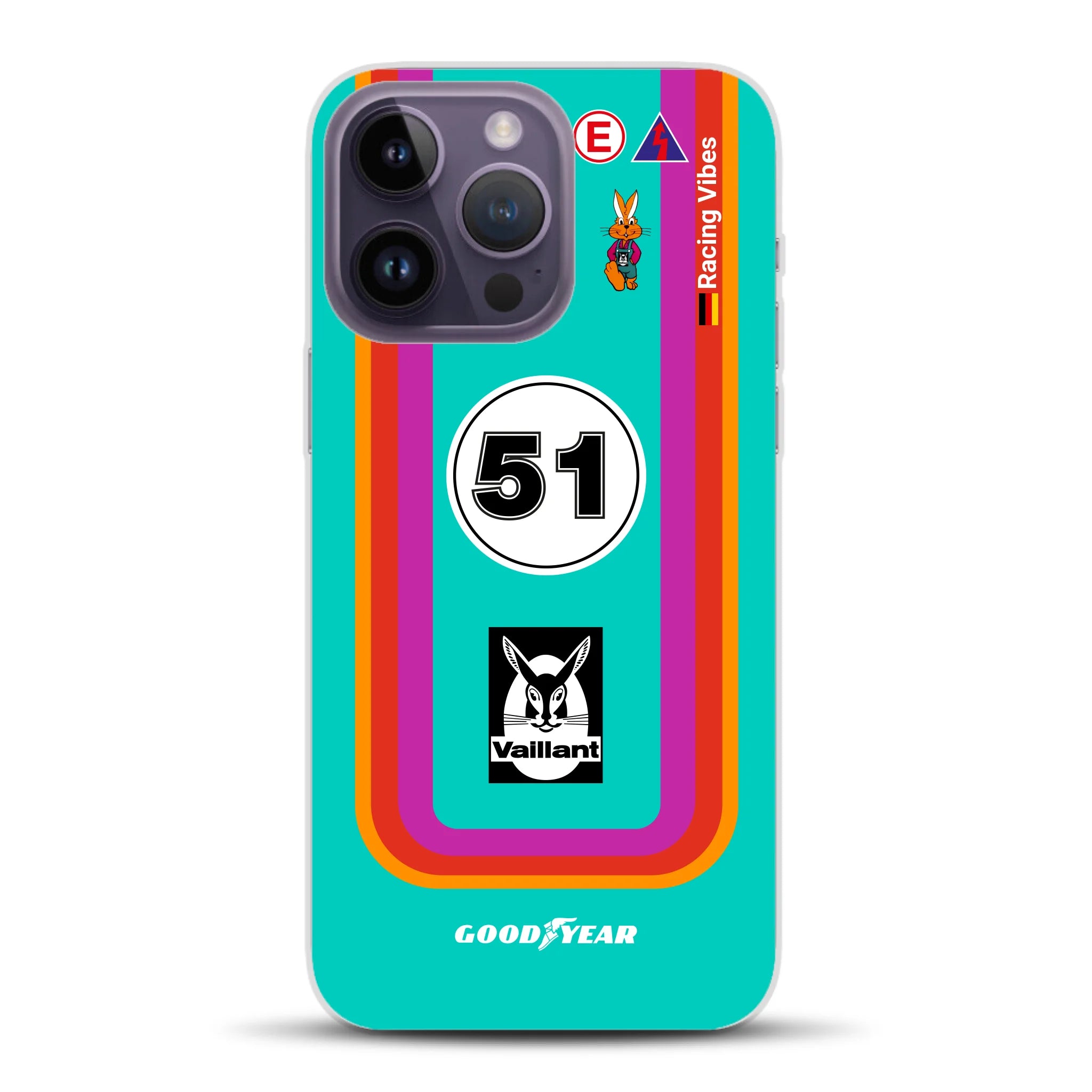 Porsche 935 K3 Vaillant Kremer Racing 1977 Livery - Individuelle Handyhülle für iPhone