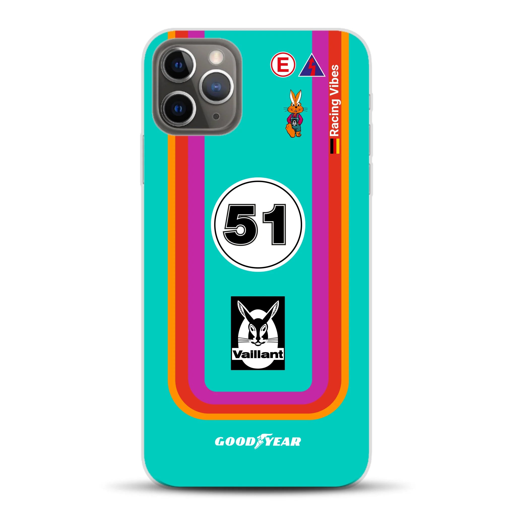 Porsche 935 K3 Vaillant Kremer Racing 1977 Livery - Custom phone case for iPhone