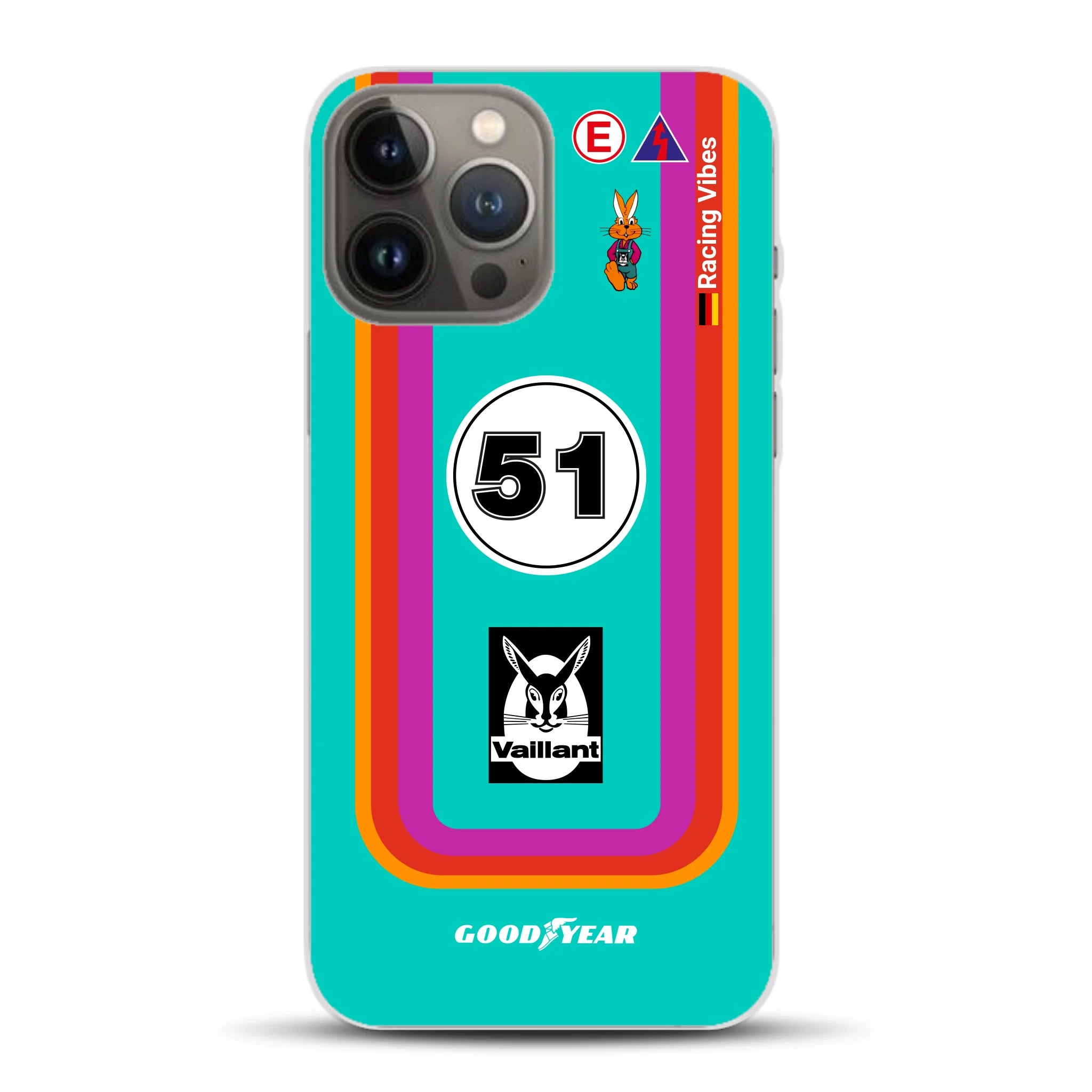 Porsche 935 K3 Vaillant Kremer Racing 1977 Livery - Individuelle Handyhülle für iPhone