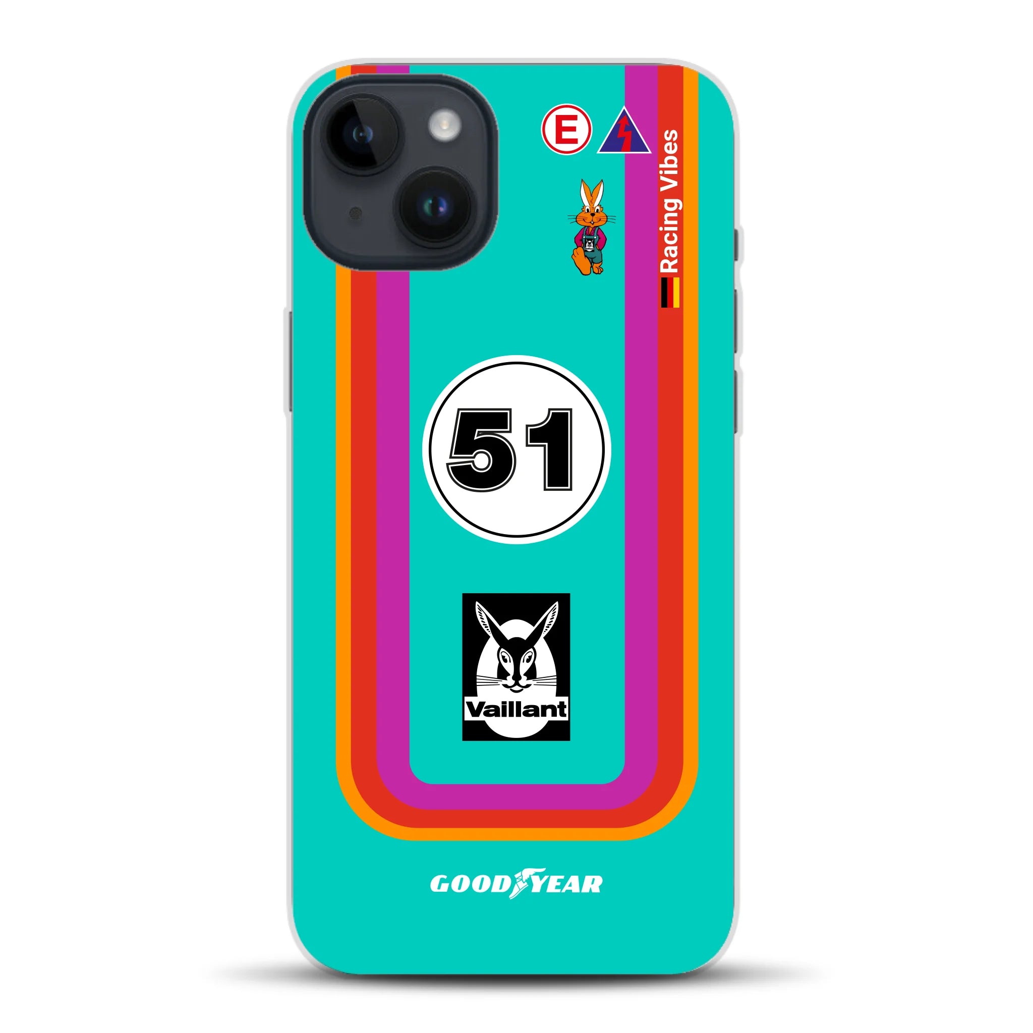 Porsche 935 K3 Vaillant Kremer Racing 1977 Livery - Individuelle Handyhülle für iPhone