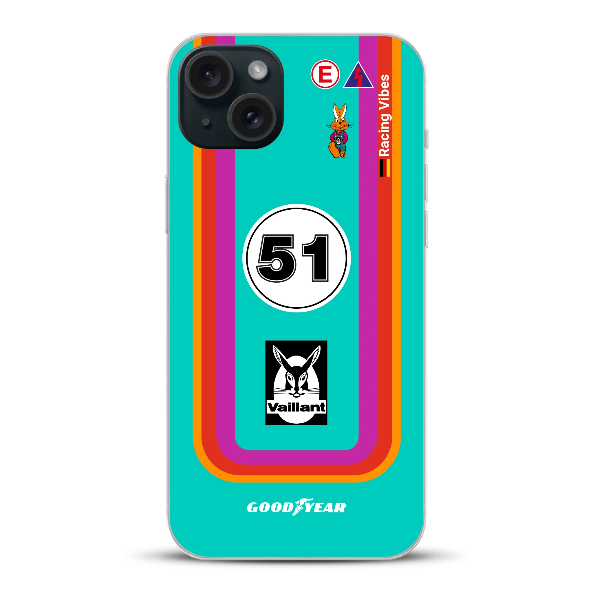 Porsche 935 K3 Vaillant Kremer Racing 1977 Livery - Custom phone case for iPhone