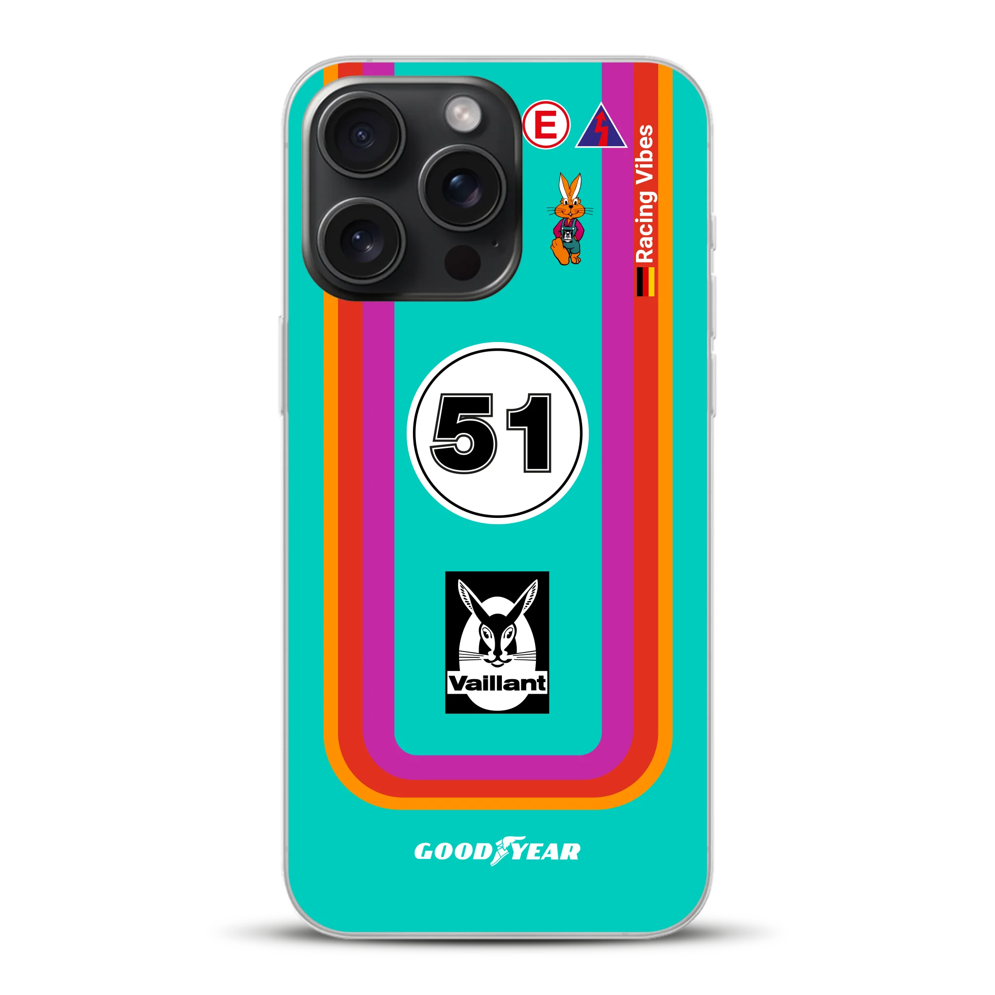 Porsche 935 K3 Vaillant Kremer Racing 1977 Livery - Custom phone case for iPhone