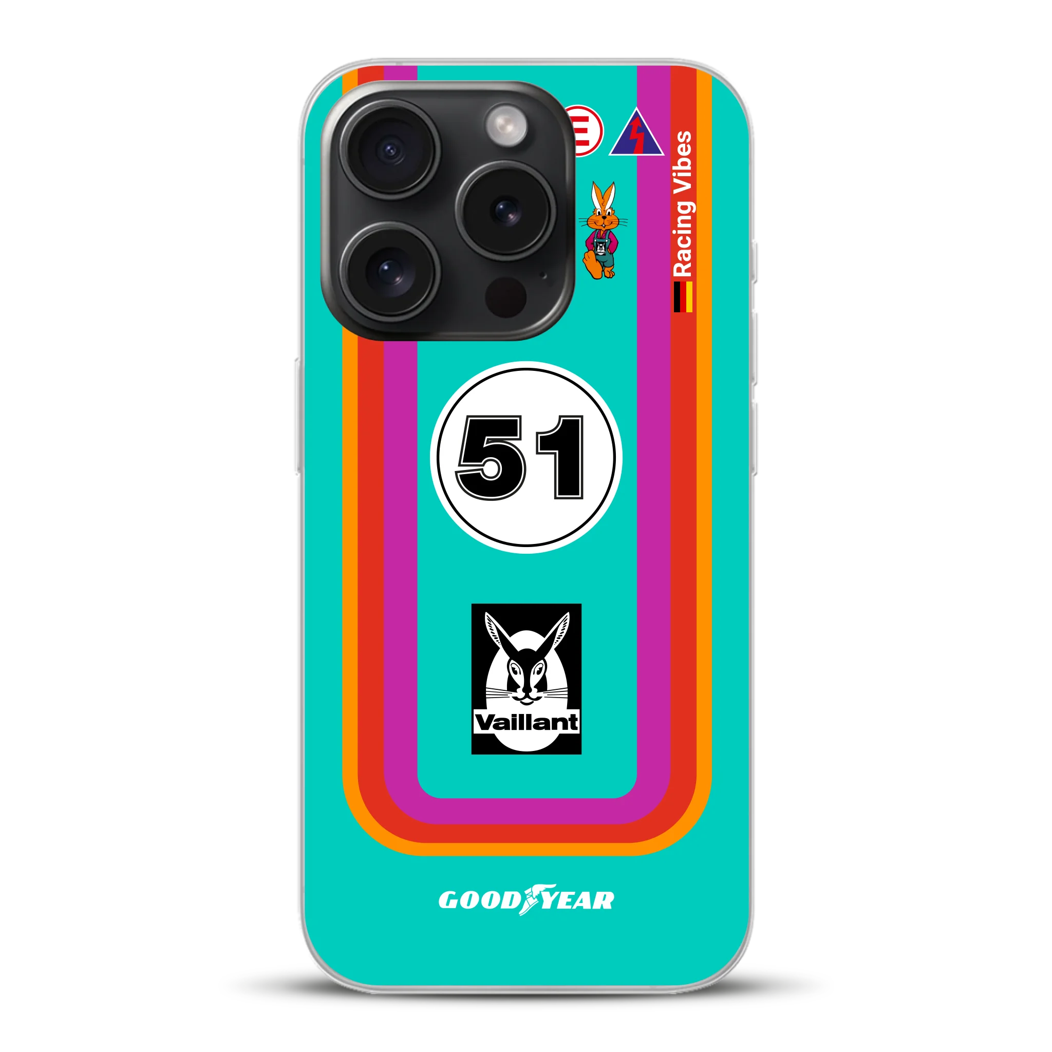 Porsche 935 K3 Vaillant Kremer Racing 1977 Livery - Custom phone case for iPhone