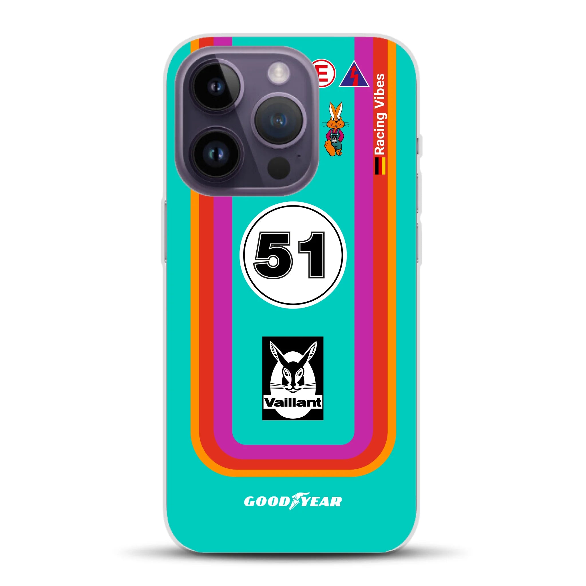Porsche 935 K3 Vaillant Kremer Racing 1977 Livery - Individuelle Handyhülle für iPhone