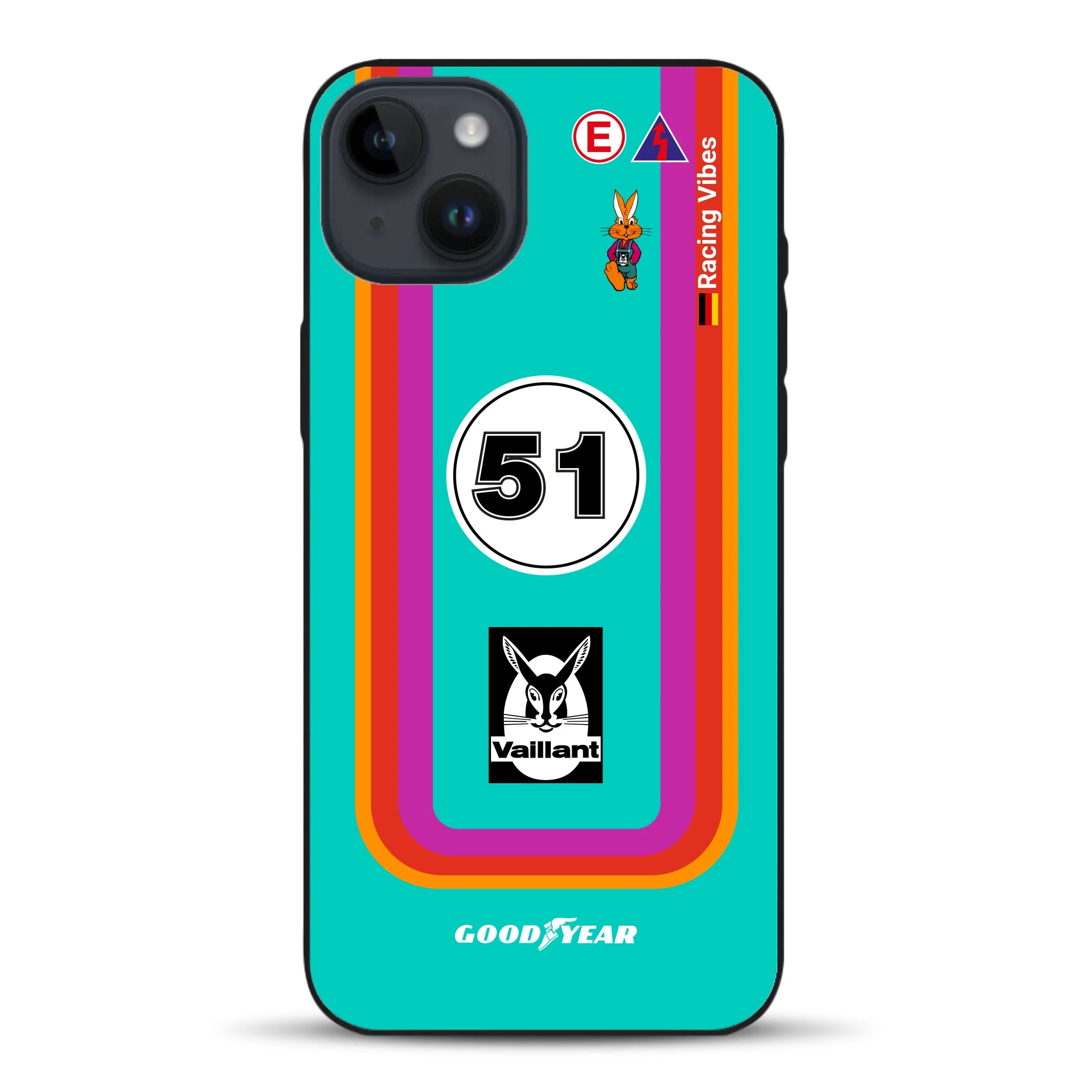 Porsche 935 K3 Vaillant Kremer Racing 1977 Livery - Custom phone case for iPhone