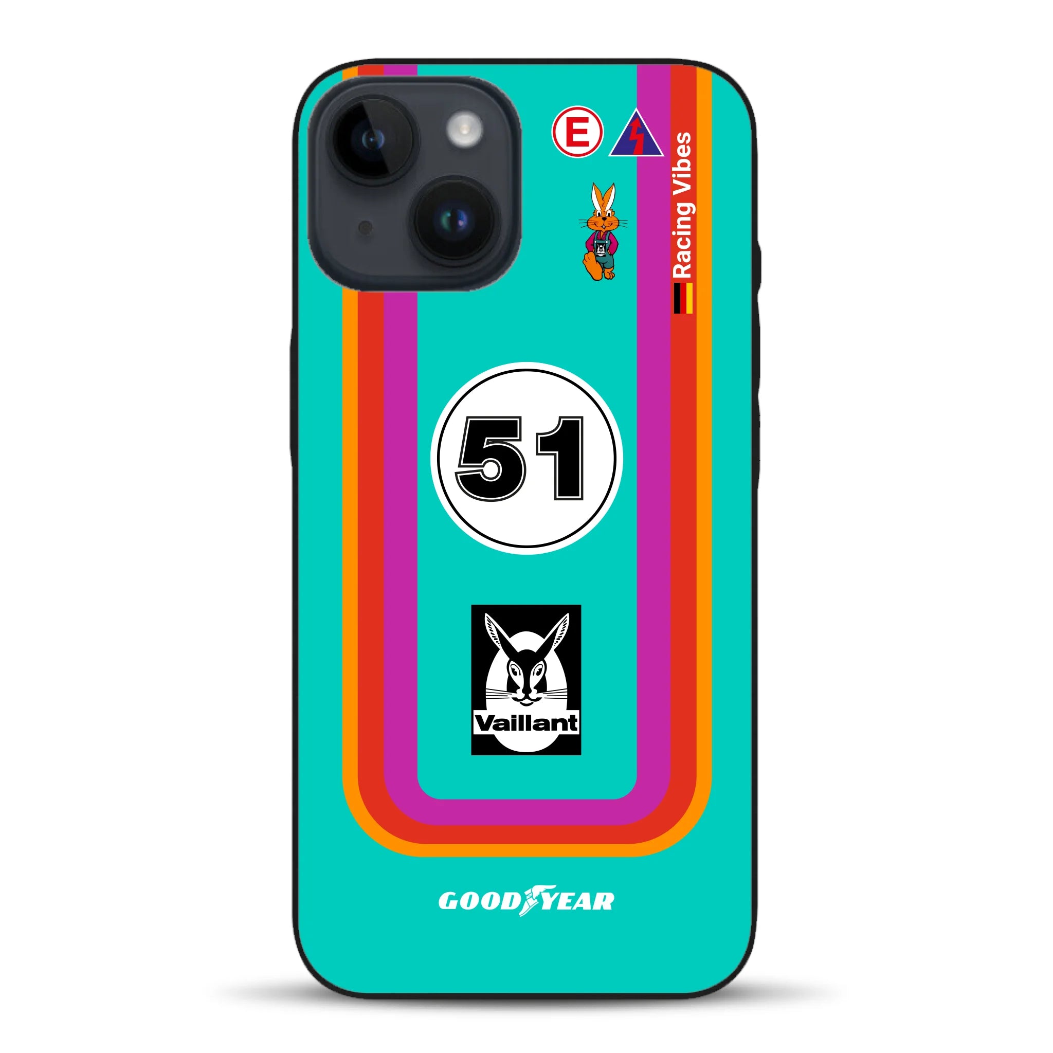 Porsche 935 K3 Vaillant Kremer Racing 1977 Livery - Custom phone case for iPhone