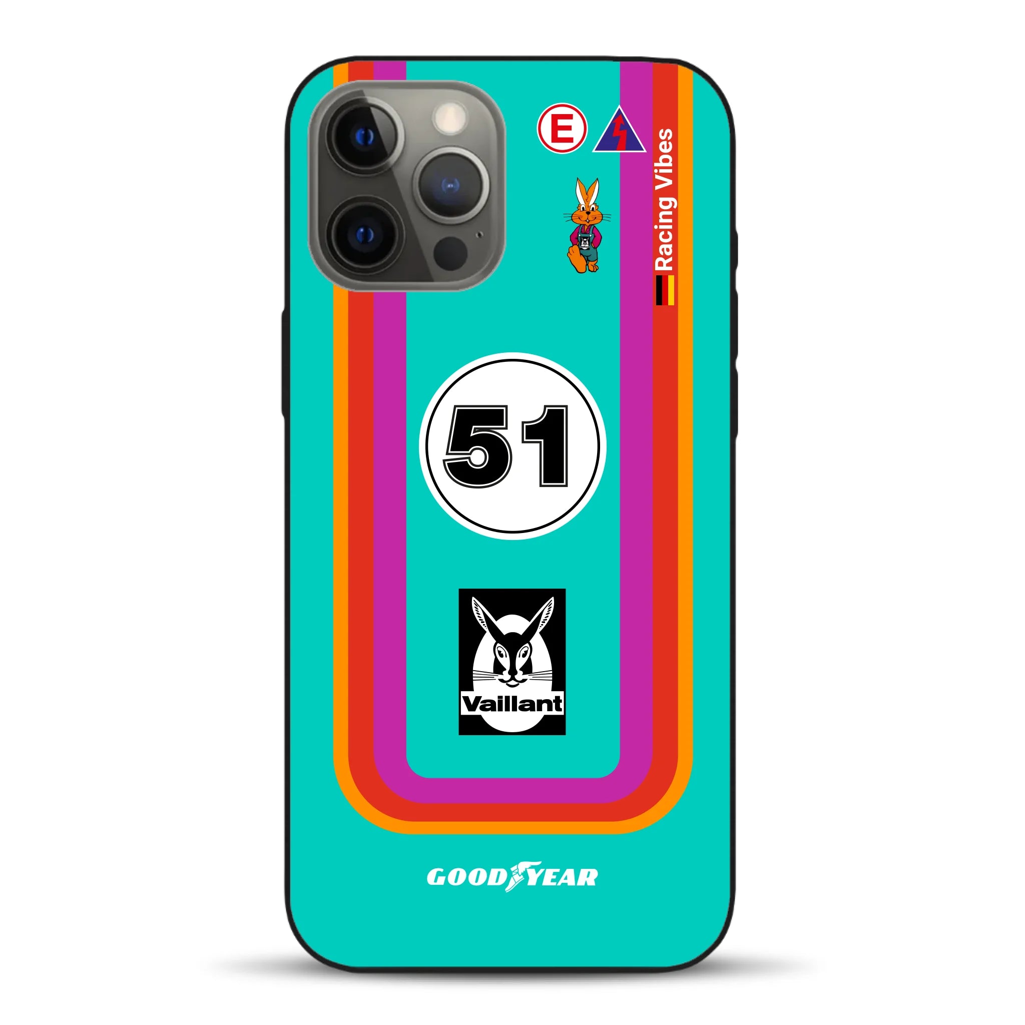 Porsche 935 K3 Vaillant Kremer Racing 1977 Livery - Individuelle Handyhülle für iPhone