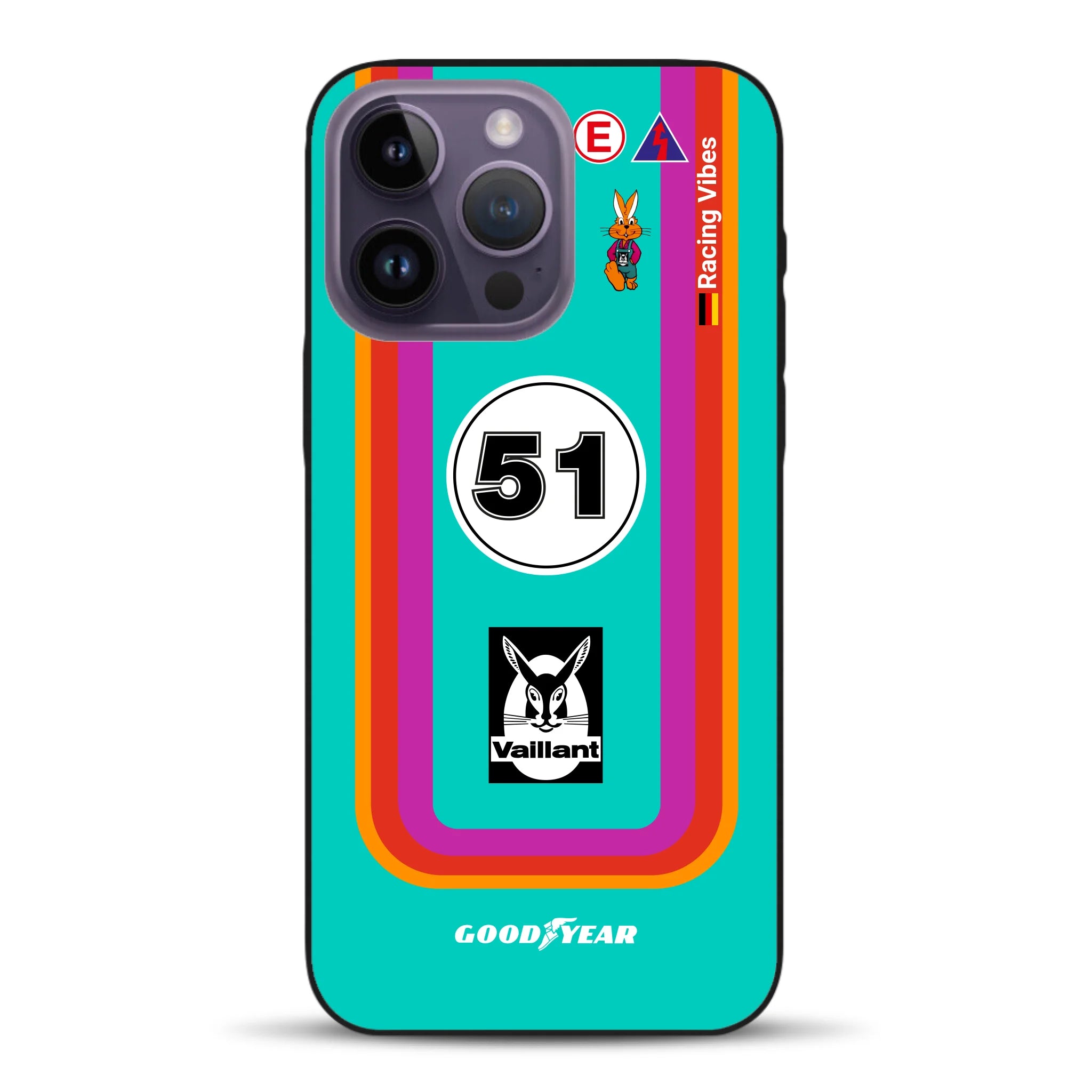 Porsche 935 K3 Vaillant Kremer Racing 1977 Livery - Custom phone case for iPhone