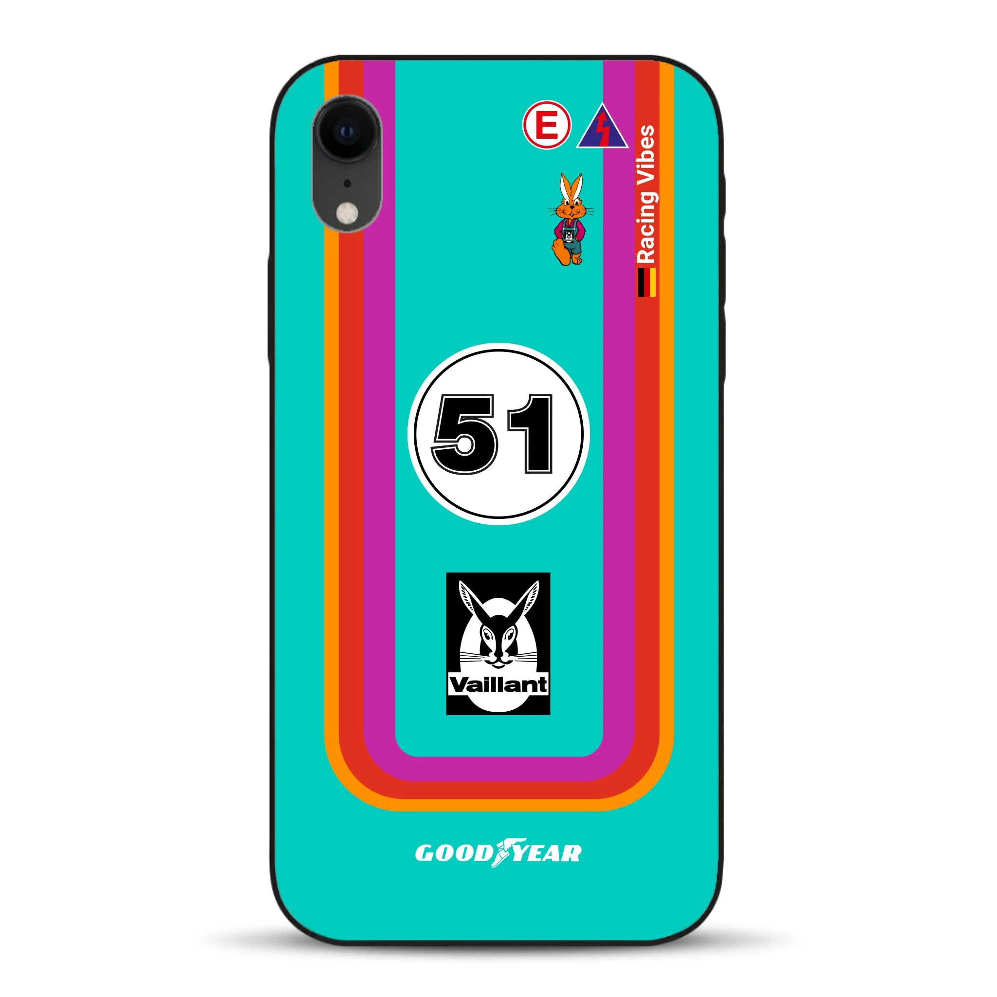 Porsche 935 K3 Vaillant Kremer Racing 1977 Livery - Individuelle Handyhülle für iPhone