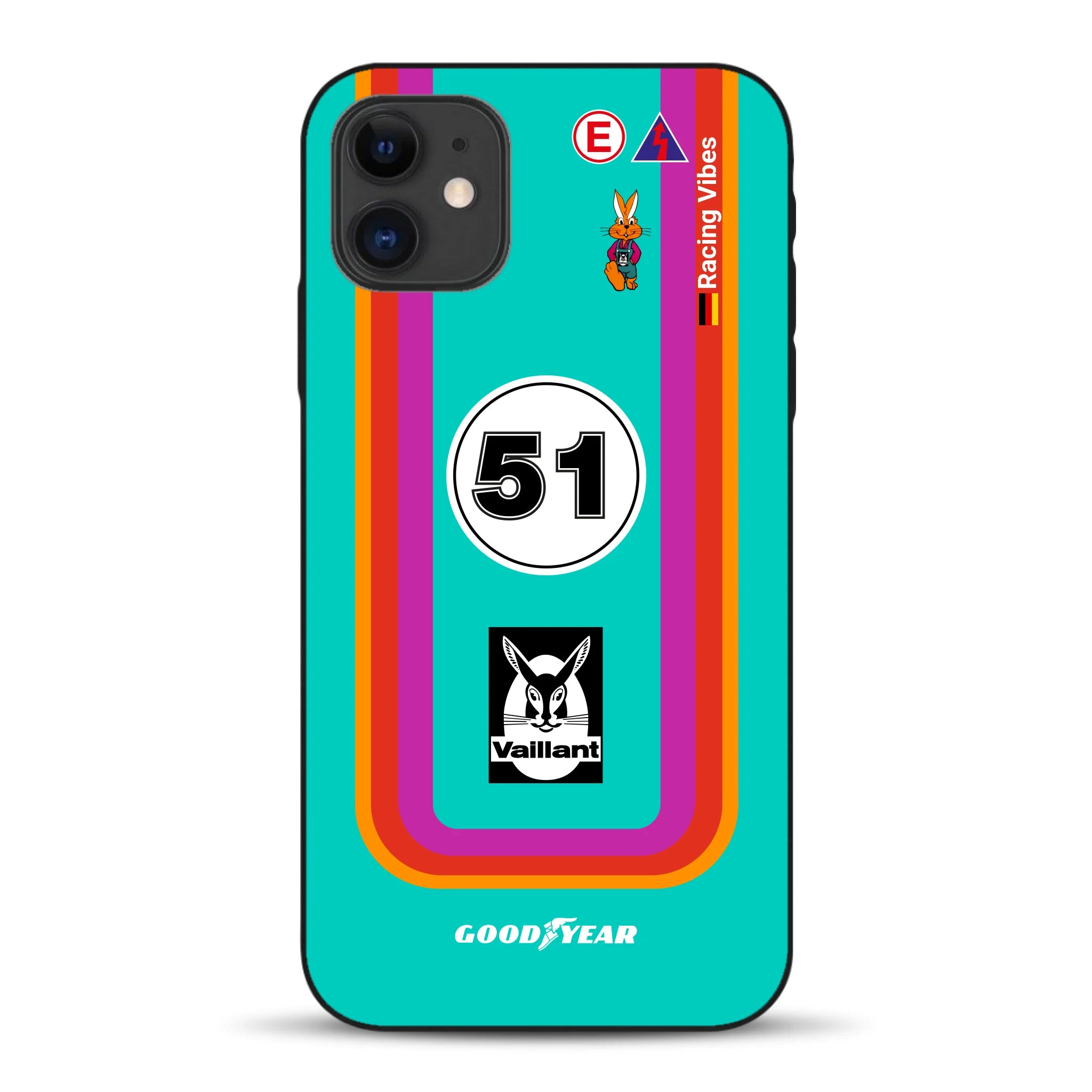 Porsche 935 K3 Vaillant Kremer Racing 1977 Livery - Individuelle Handyhülle für iPhone