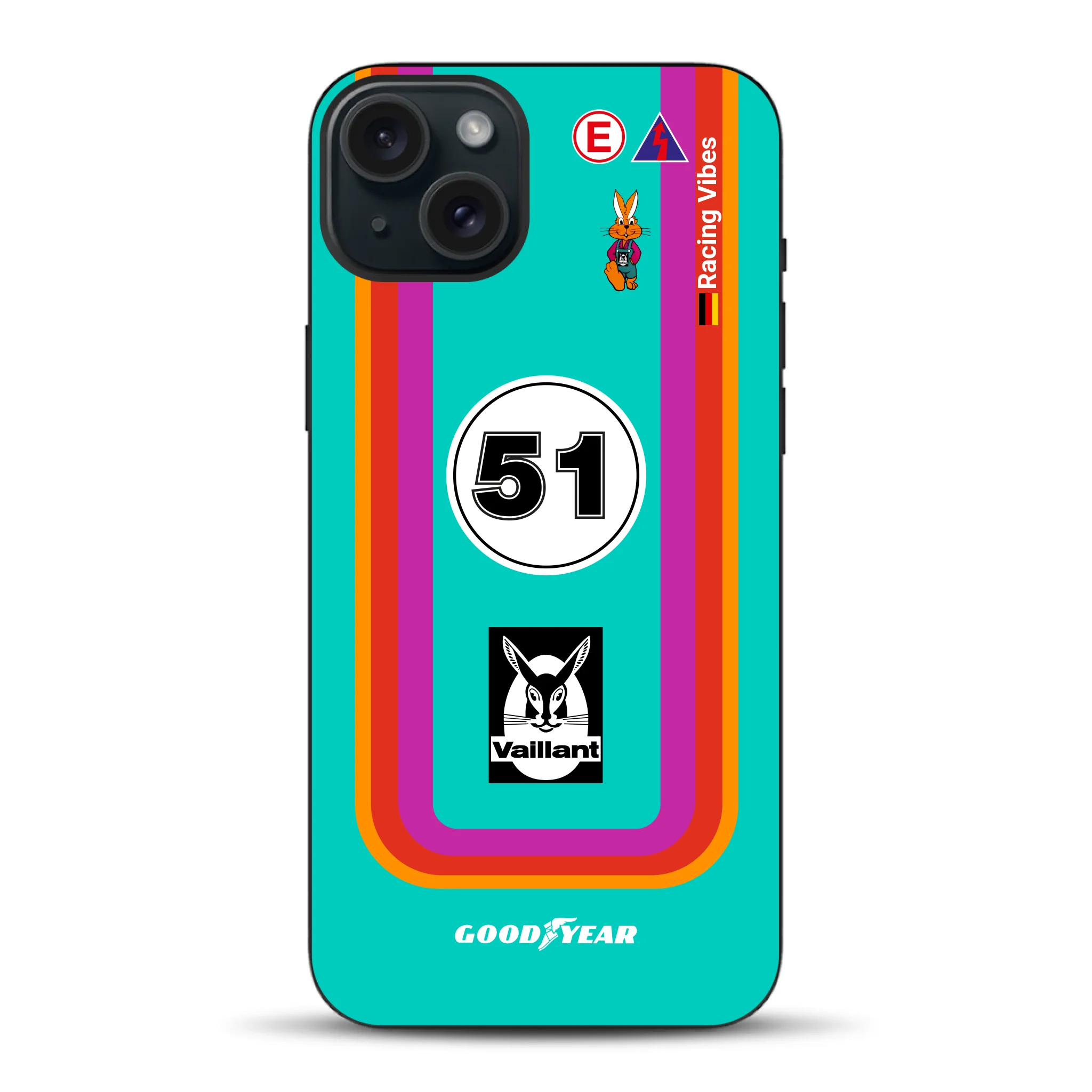 Porsche 935 K3 Vaillant Kremer Racing 1977 Livery - Custom phone case for iPhone