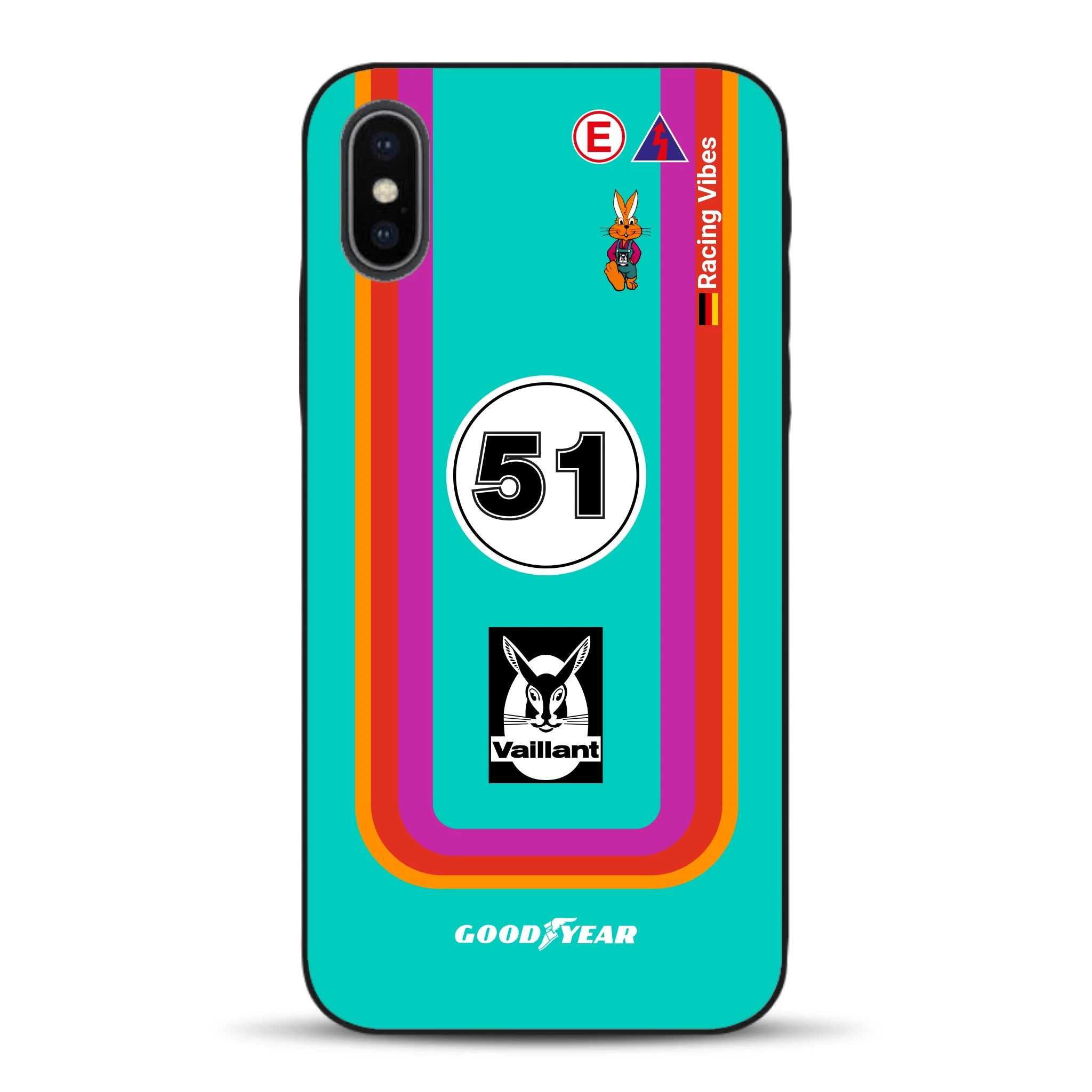 Porsche 935 K3 Vaillant Kremer Racing 1977 Livery - Individuelle Handyhülle für iPhone
