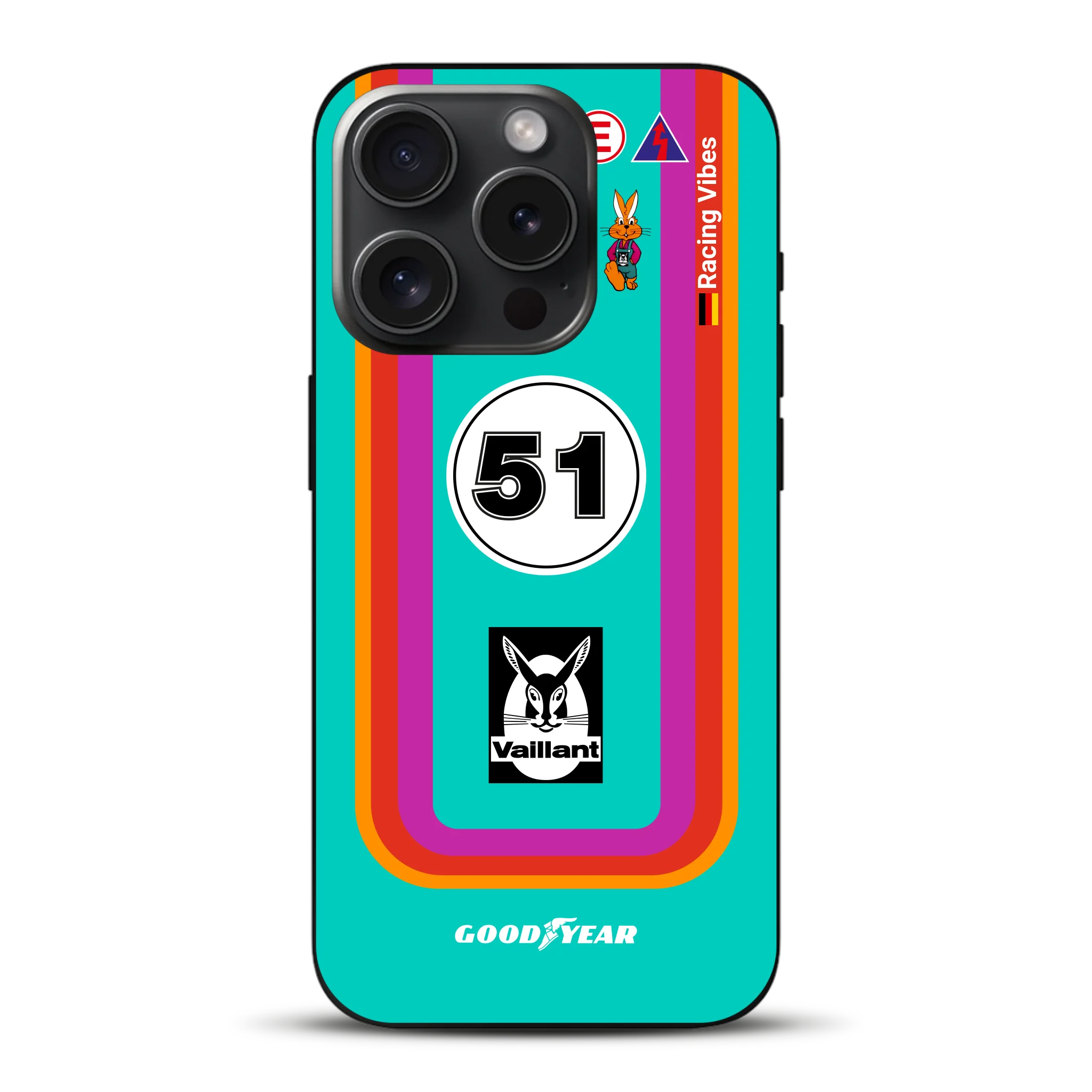 Porsche 935 K3 Vaillant Kremer Racing 1977 Livery - Custom phone case for iPhone