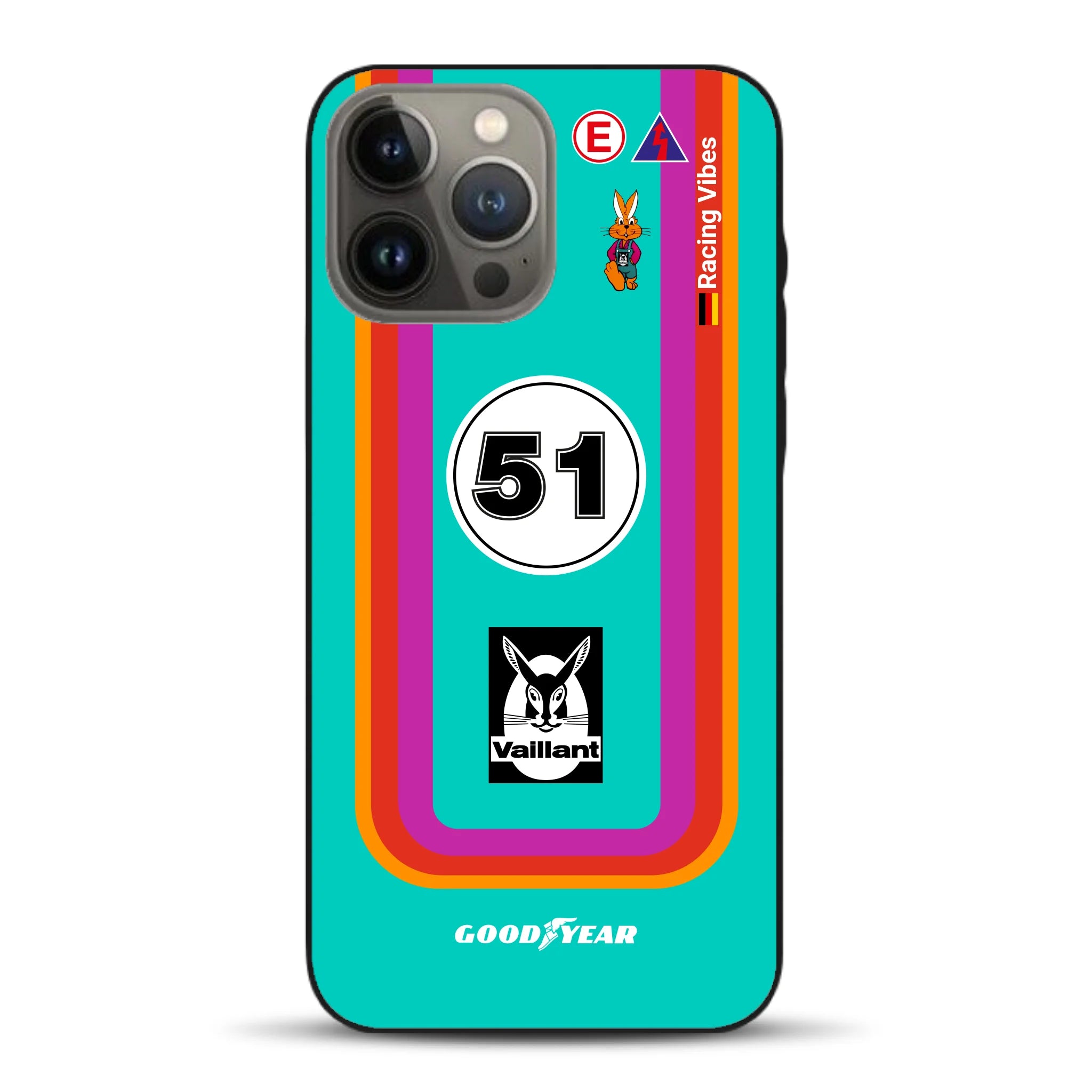 Porsche 935 K3 Vaillant Kremer Racing 1977 Livery - Individuelle Handyhülle für iPhone