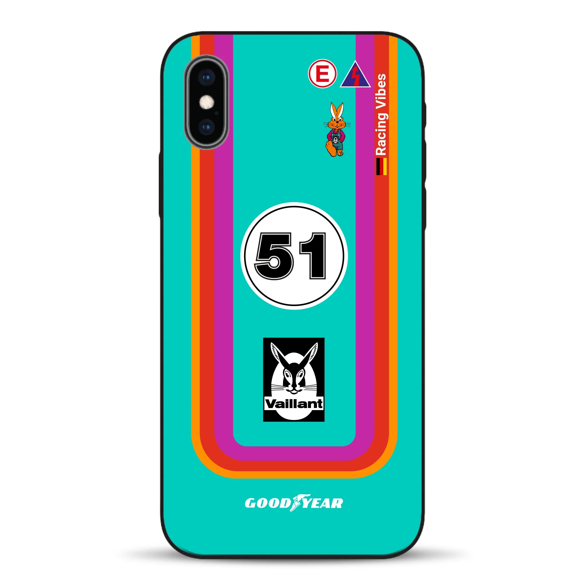 Porsche 935 K3 Vaillant Kremer Racing 1977 Livery - Individuelle Handyhülle für iPhone