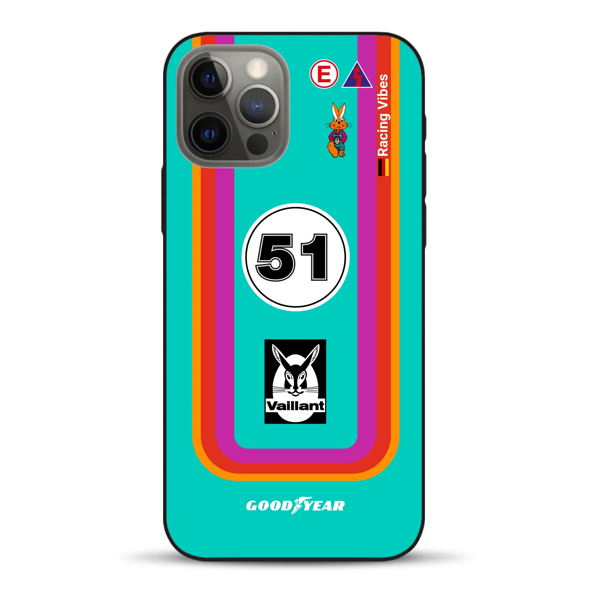 Porsche 935 K3 Vaillant Kremer Racing 1977 Livery - Individuelle Handyhülle für iPhone