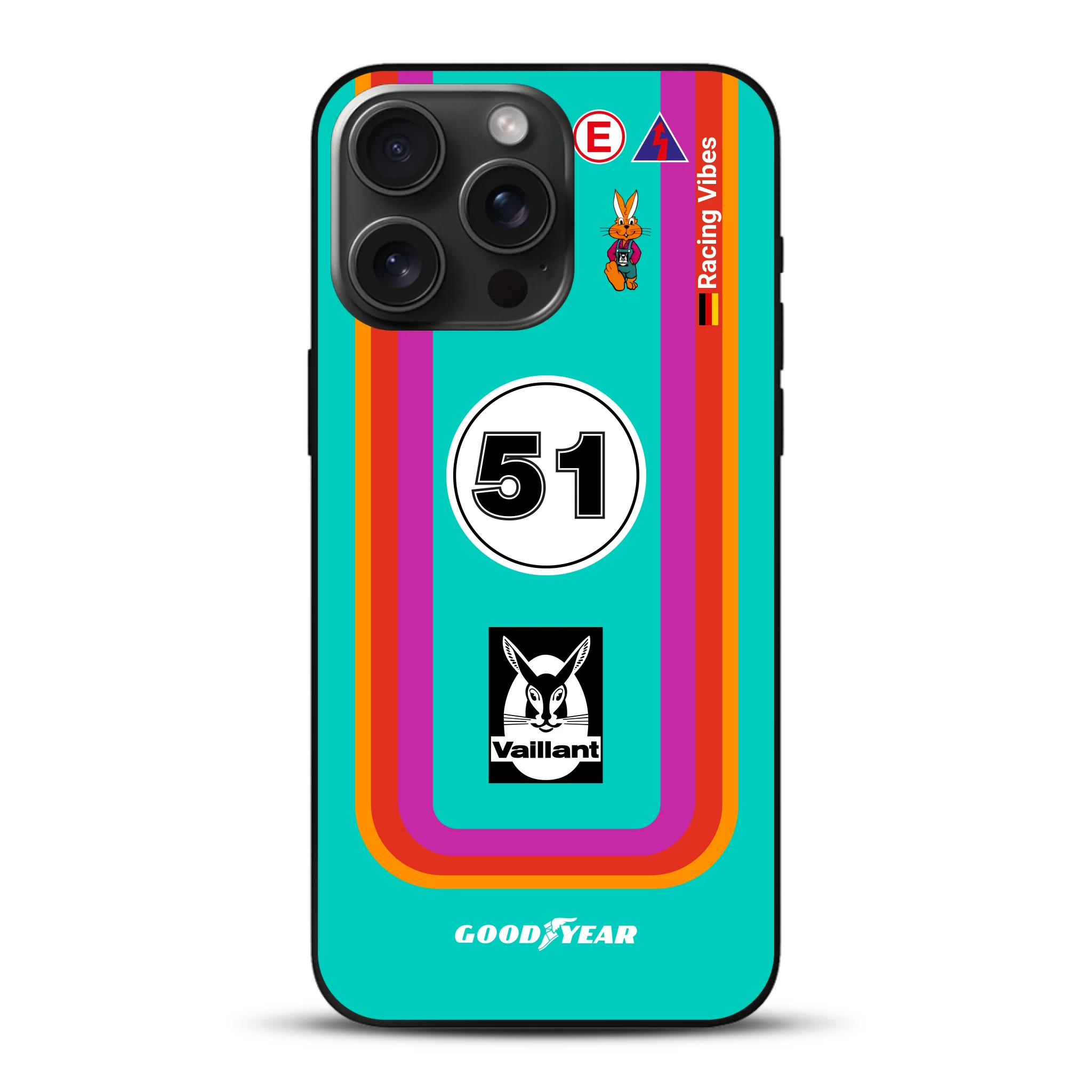 Porsche 935 K3 Vaillant Kremer Racing 1977 Livery - Custom phone case for iPhone