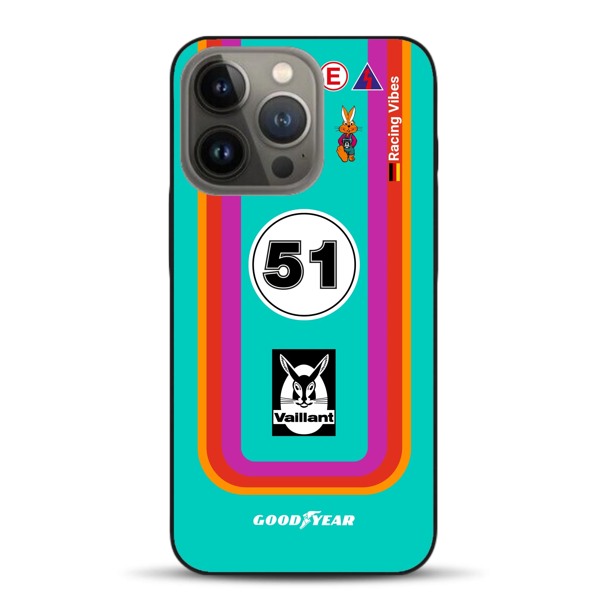 Porsche 935 K3 Vaillant Kremer Racing 1977 Livery - Custom phone case for iPhone