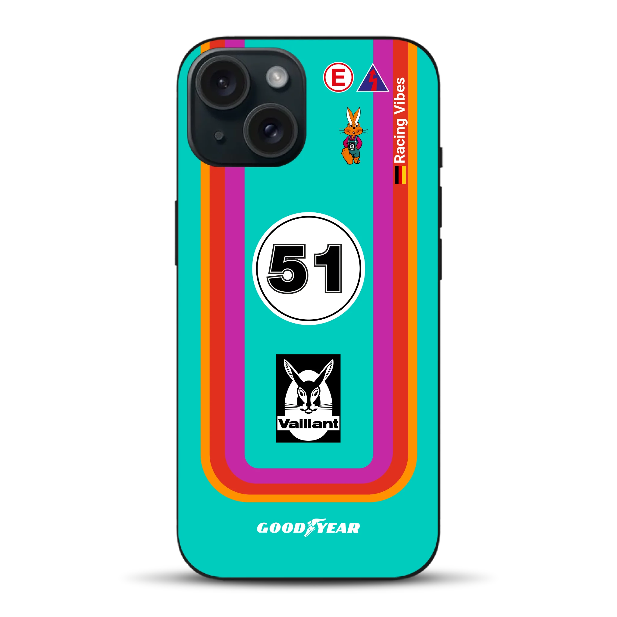 Porsche 935 K3 Vaillant Kremer Racing 1977 Livery - Custom phone case for iPhone