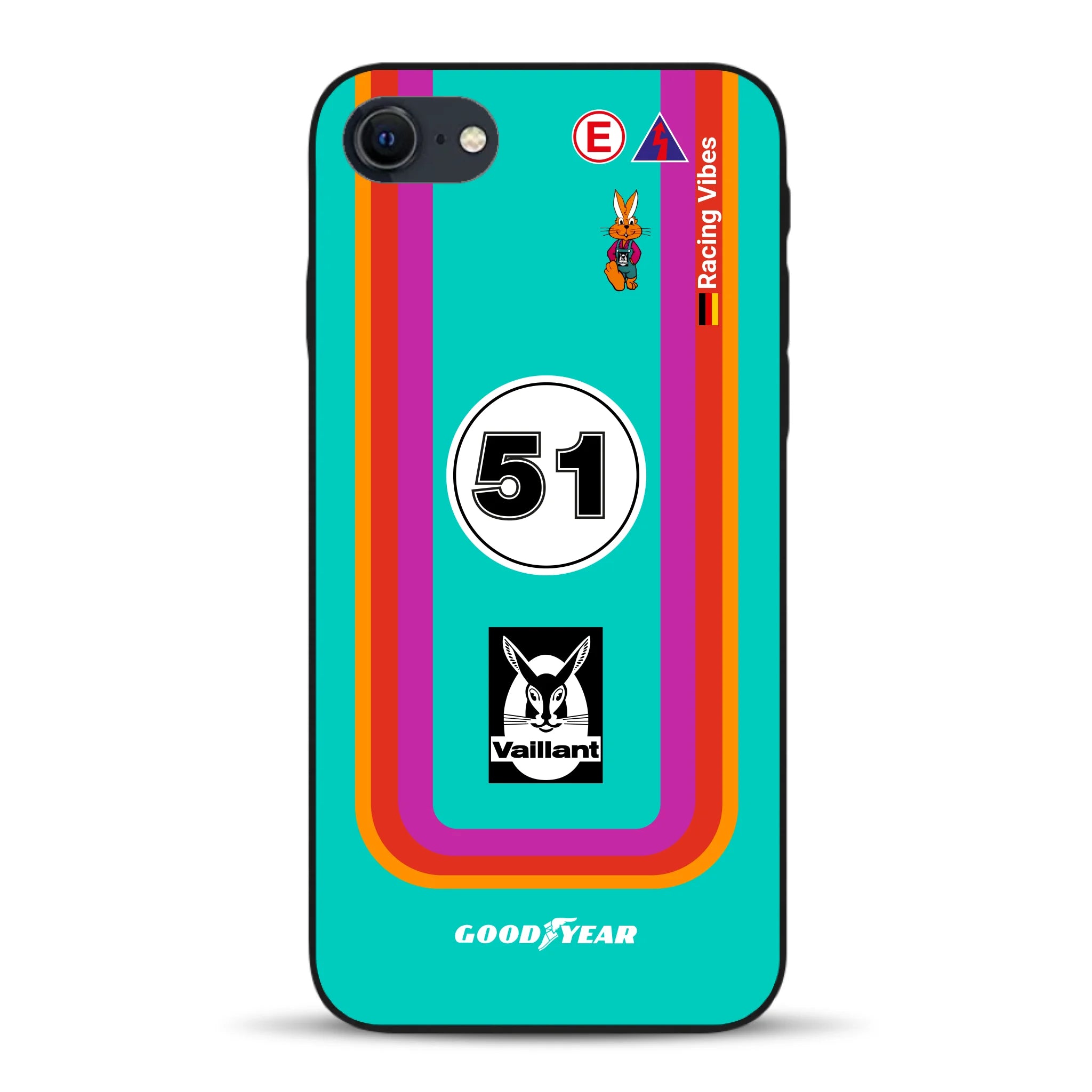 Porsche 935 K3 Vaillant Kremer Racing 1977 Livery - Custom phone case for iPhone