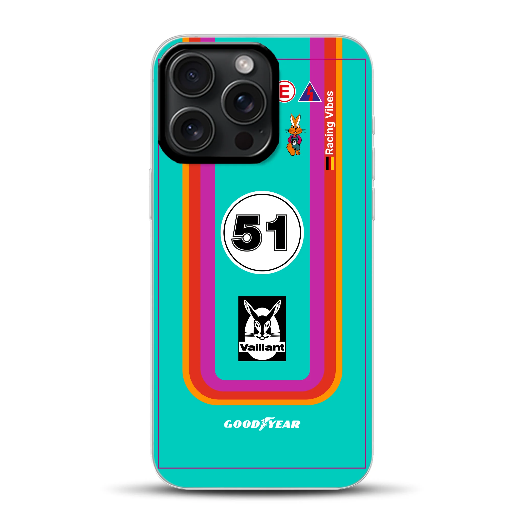 Porsche 935 K3 Vaillant Kremer Racing 1977 Livery - Individuelle Handyhülle für iPhone