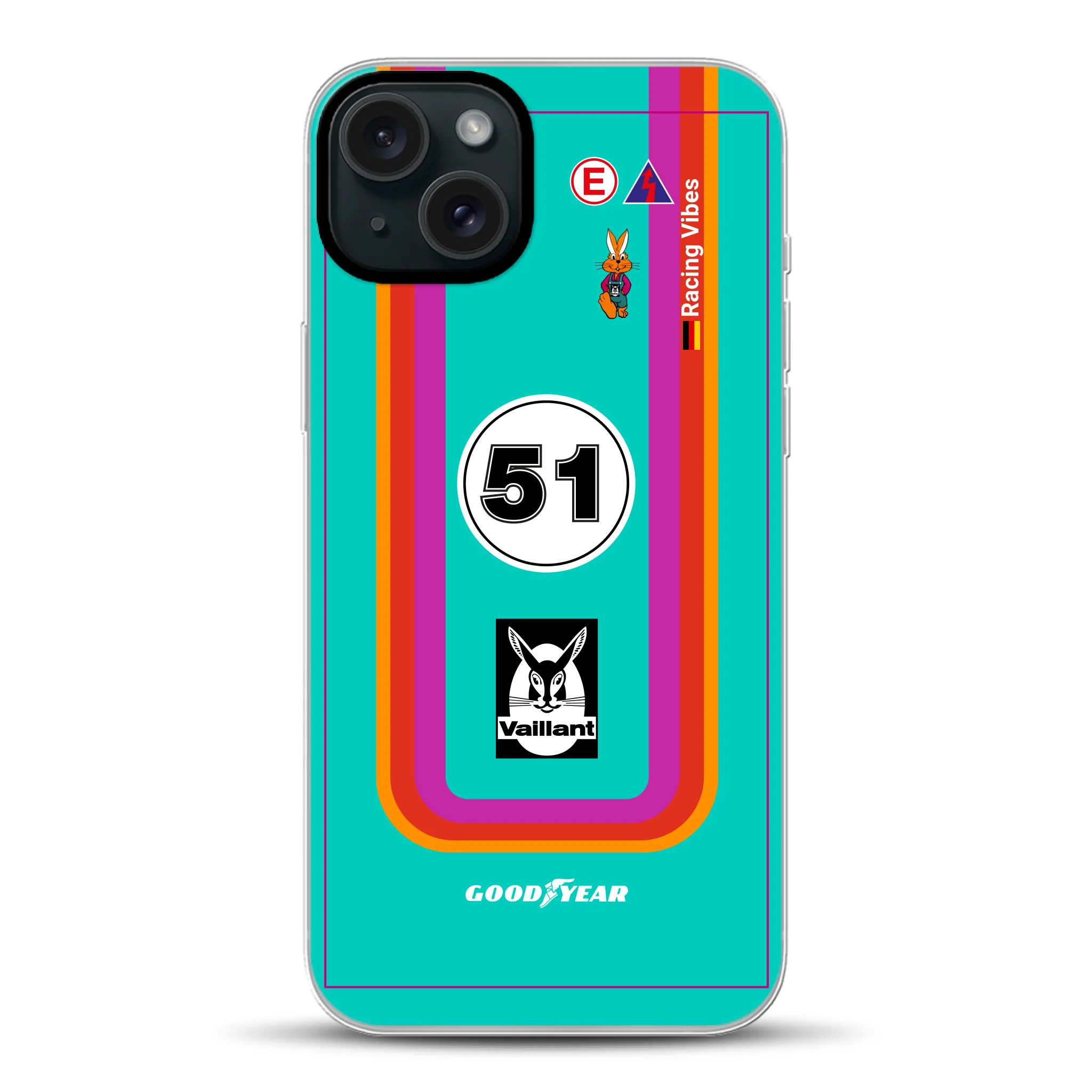 Porsche 935 K3 Vaillant Kremer Racing 1977 Livery - Custom phone case for iPhone