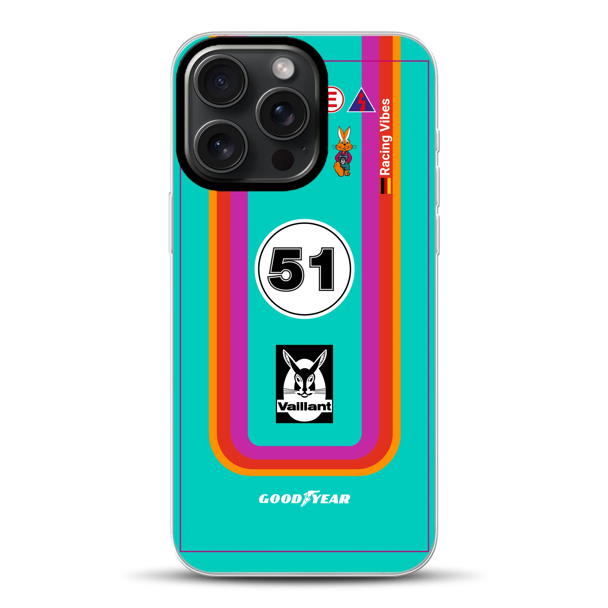 Porsche 935 K3 Vaillant Kremer Racing 1977 Livery - Custom phone case for iPhone