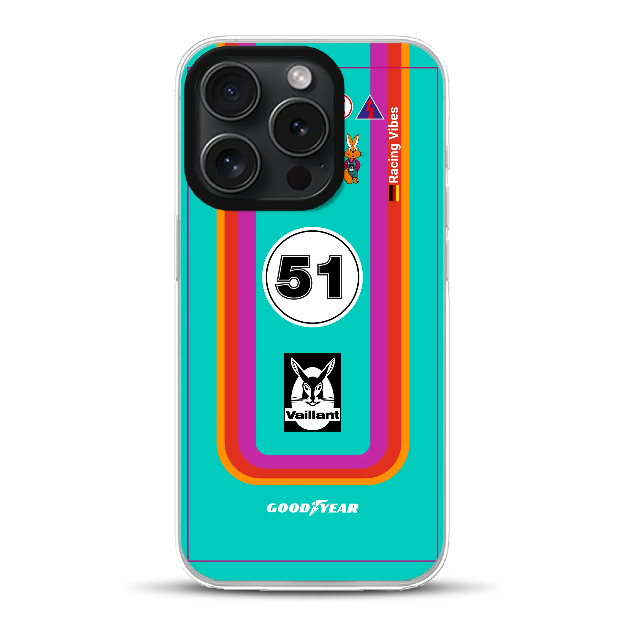 Porsche 935 K3 Vaillant Kremer Racing 1977 Livery - Individuelle Handyhülle für iPhone