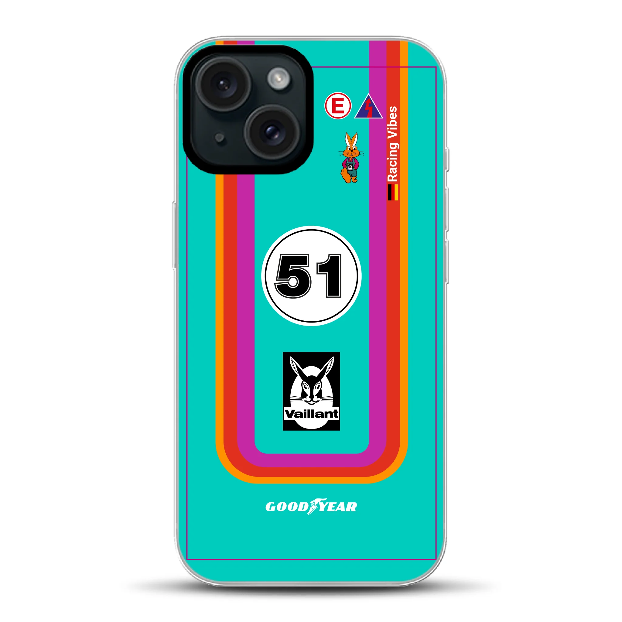 Porsche 935 K3 Vaillant Kremer Racing 1977 Livery - Individuelle Handyhülle für iPhone