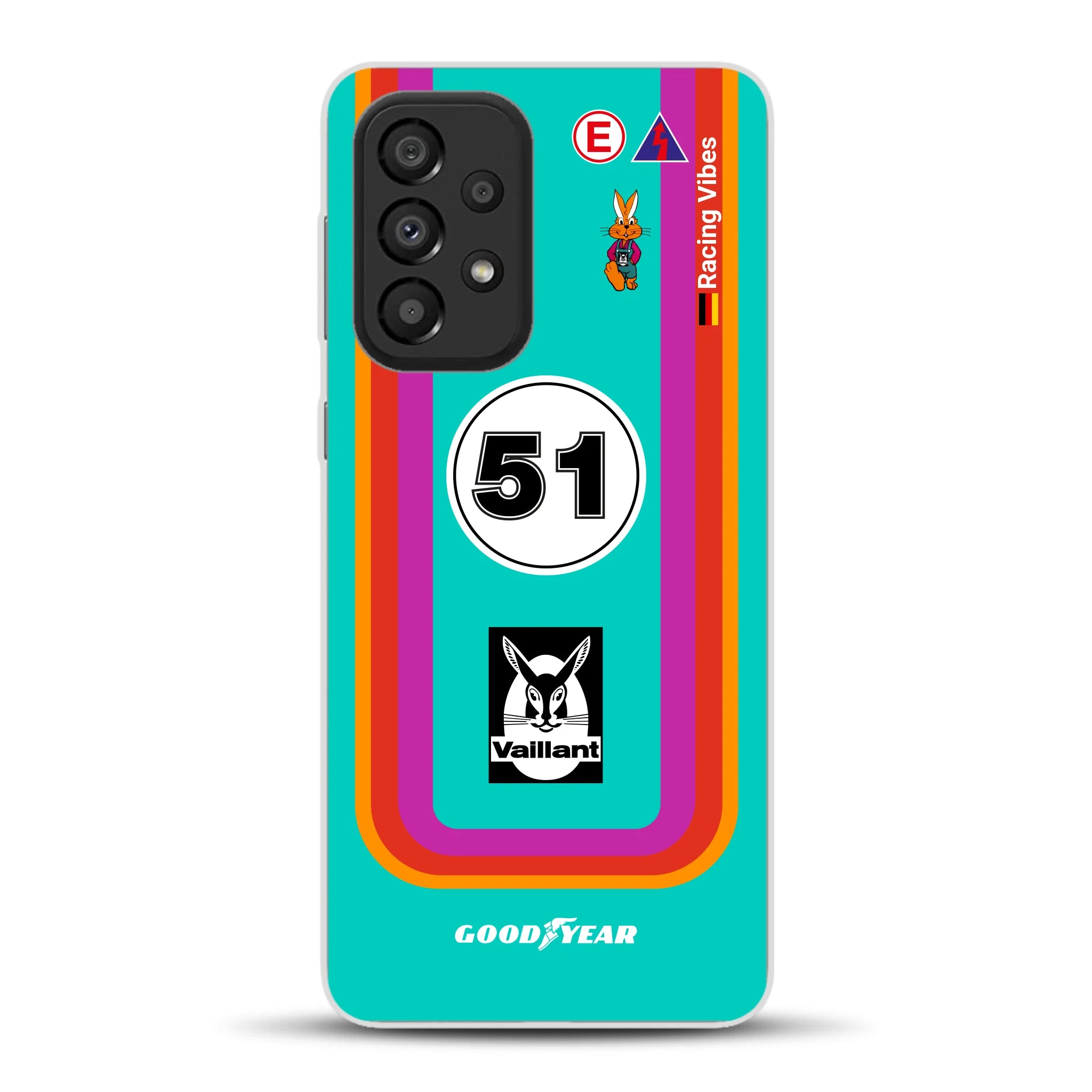 Porsche 935 K3 Vaillant Kremer Racing 1977 Livery - Custodia per cellulare personalizzata per Samsung