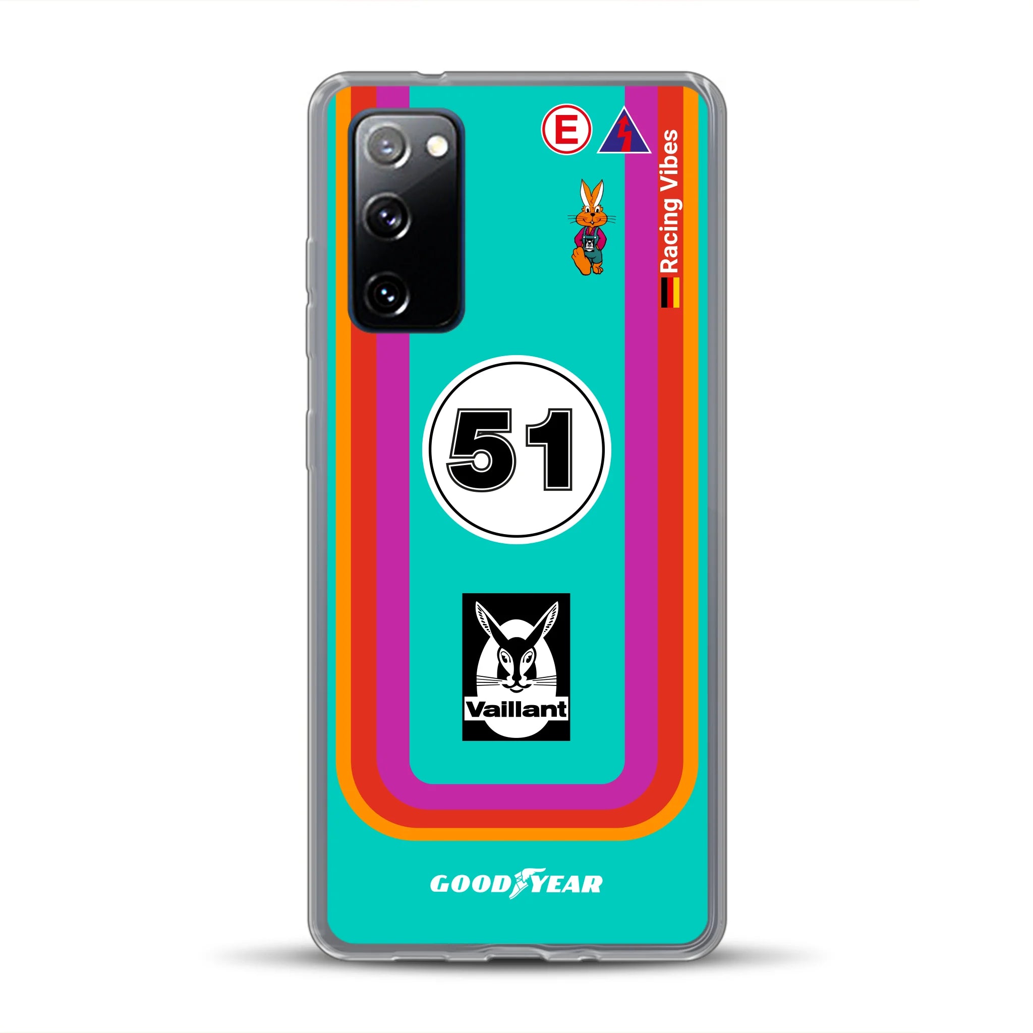 Porsche 935 K3 Vaillant Kremer Racing 1977 Livery - Custodia per cellulare personalizzata per Samsung