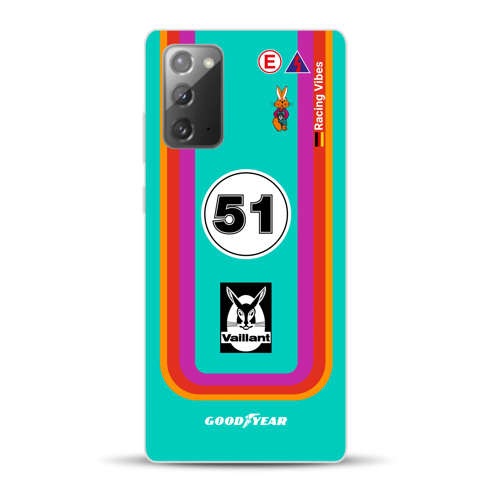 Porsche 935 K3 Vaillant Kremer Racing 1977 Livery - Custodia per cellulare personalizzata per Samsung