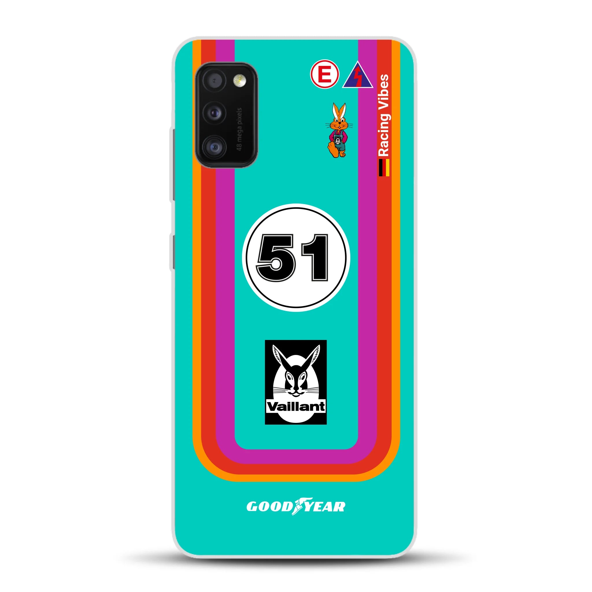 Porsche 935 K3 Vaillant Kremer Racing 1977 Livery - Custodia per cellulare personalizzata per Samsung