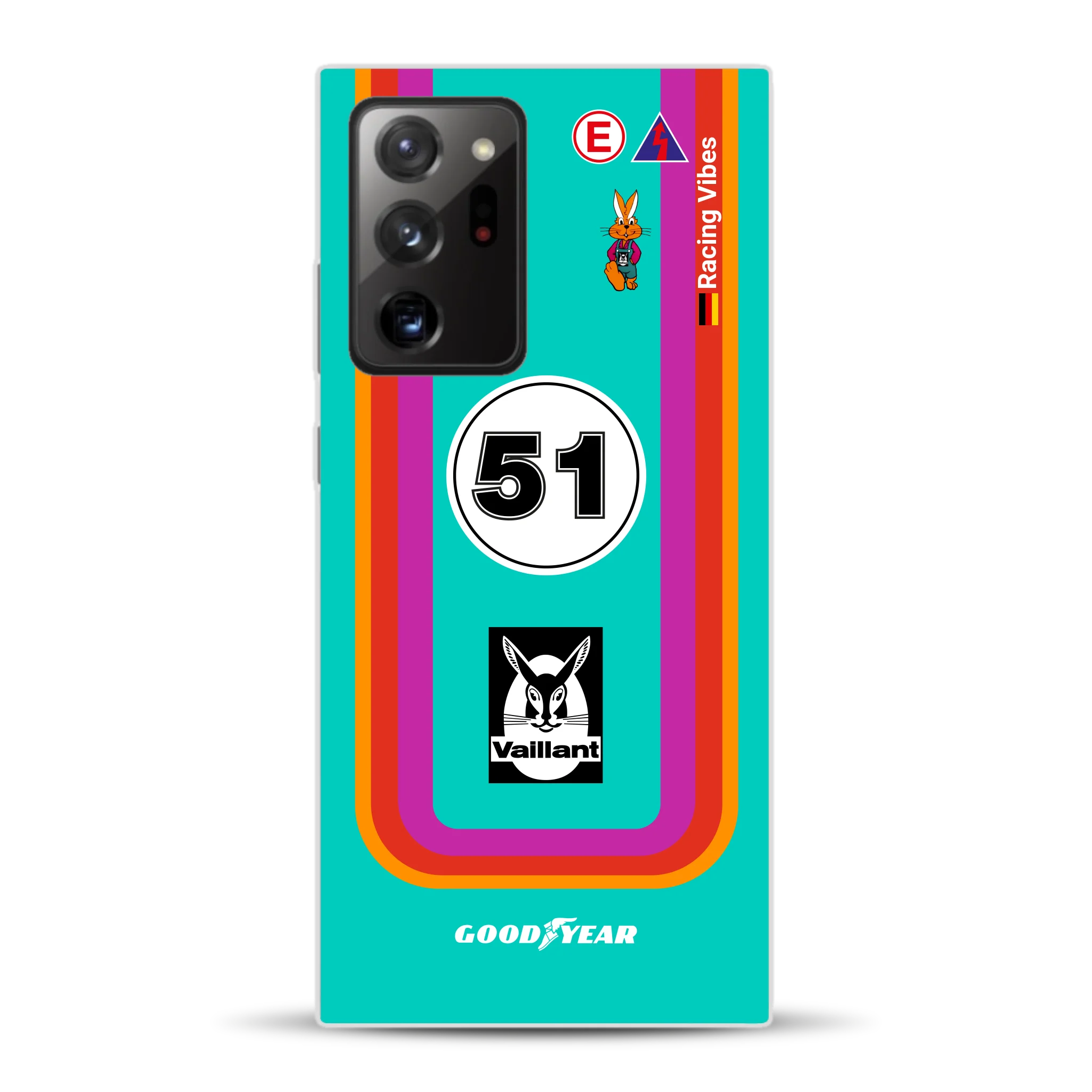 Porsche 935 K3 Vaillant Kremer Racing 1977 Livery - Custodia per cellulare personalizzata per Samsung