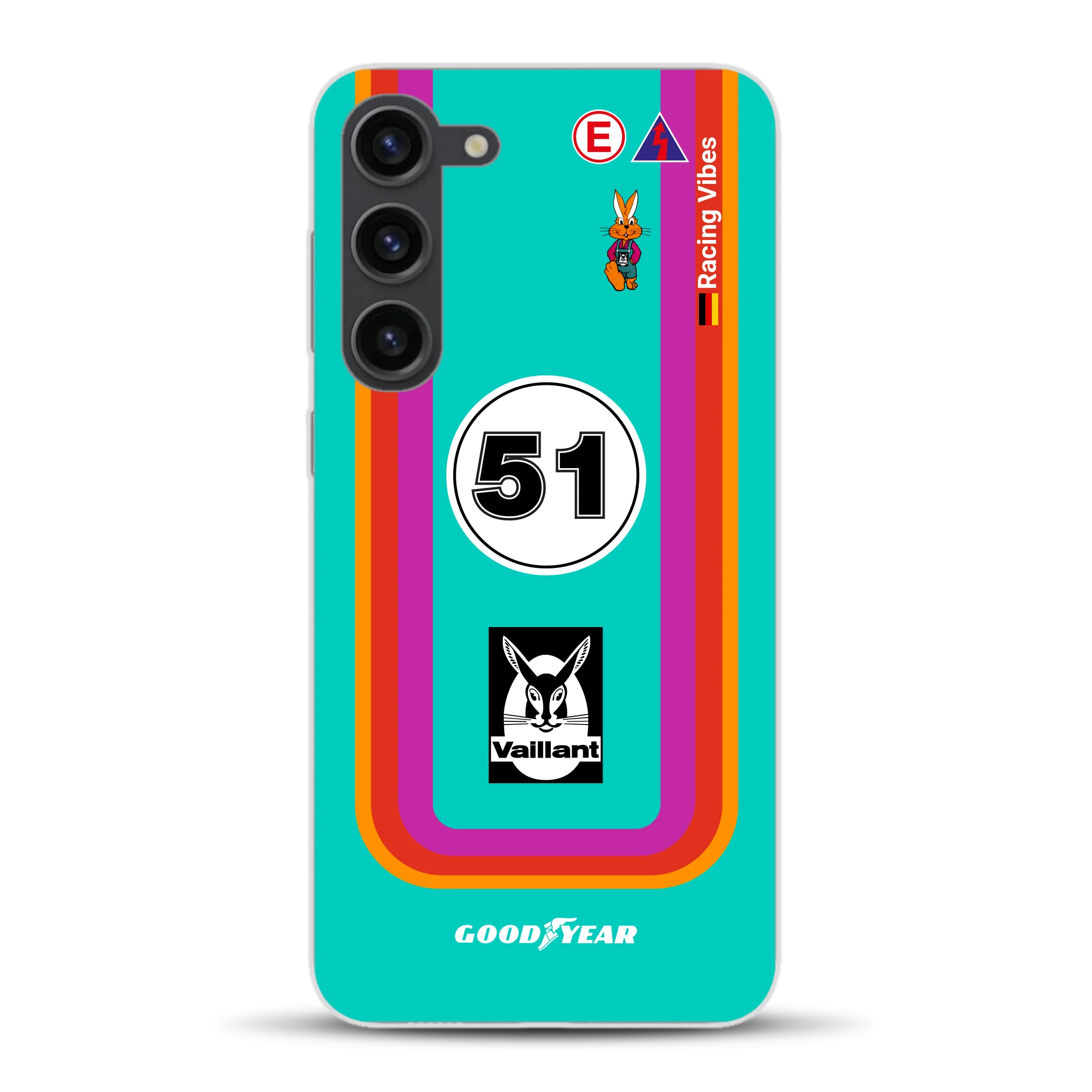Porsche 935 K3 Vaillant Kremer Racing 1977 Livery - Custom phone case for Samsung
