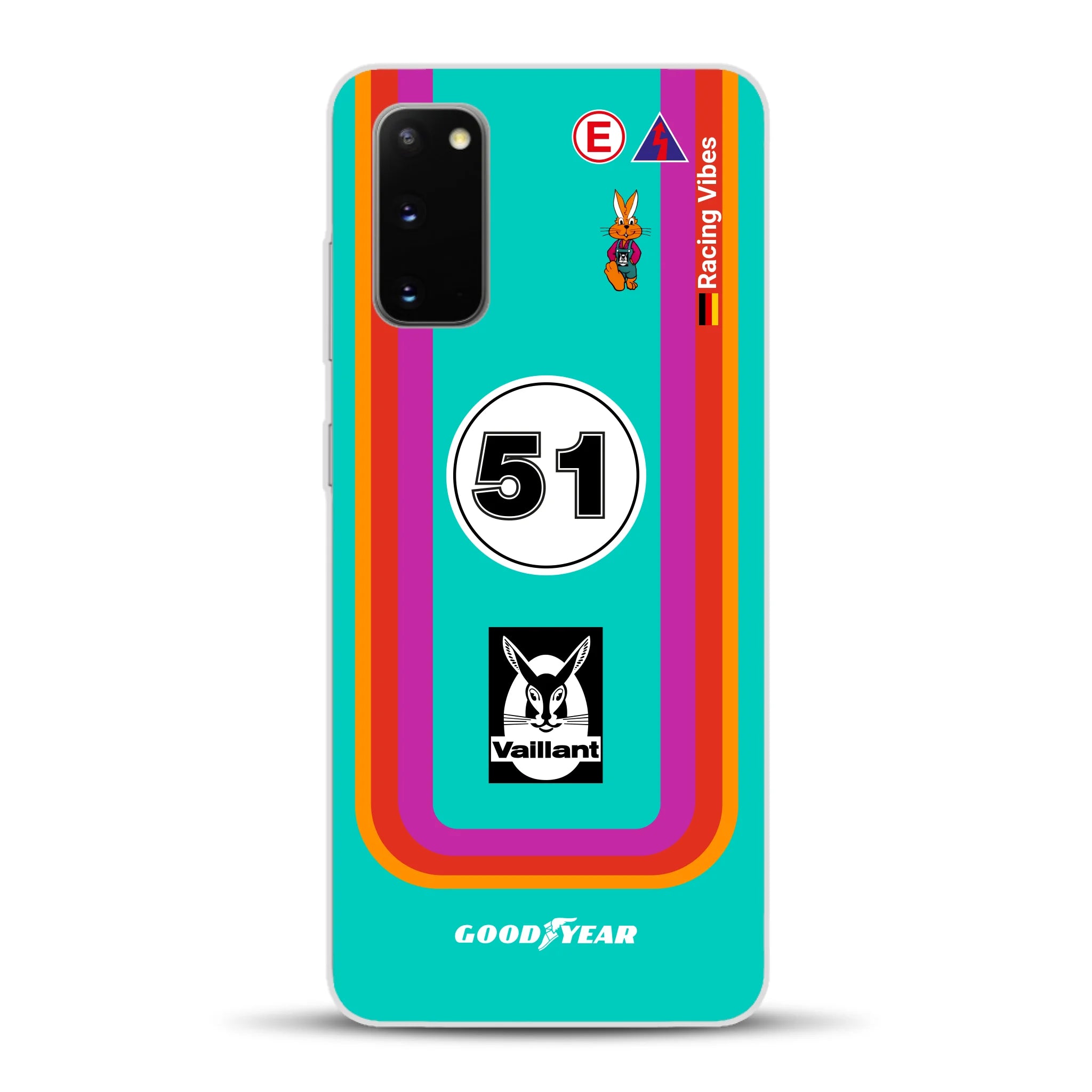 Porsche 935 K3 Vaillant Kremer Racing 1977 Livery - Custodia per cellulare personalizzata per Samsung