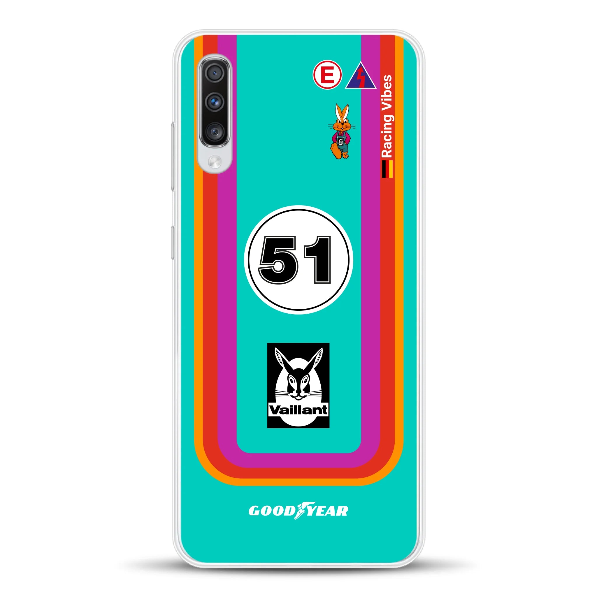 Porsche 935 K3 Vaillant Kremer Racing 1977 Livery - Custodia per cellulare personalizzata per Samsung