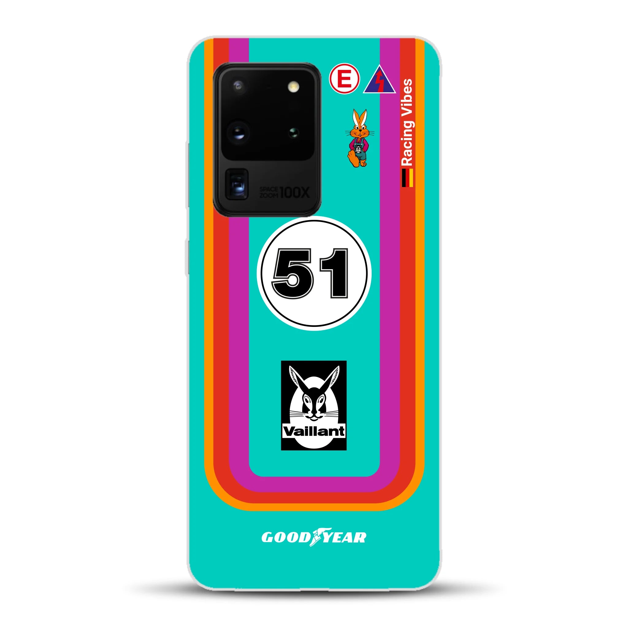 Porsche 935 K3 Vaillant Kremer Racing 1977 Livery - Custodia per cellulare personalizzata per Samsung