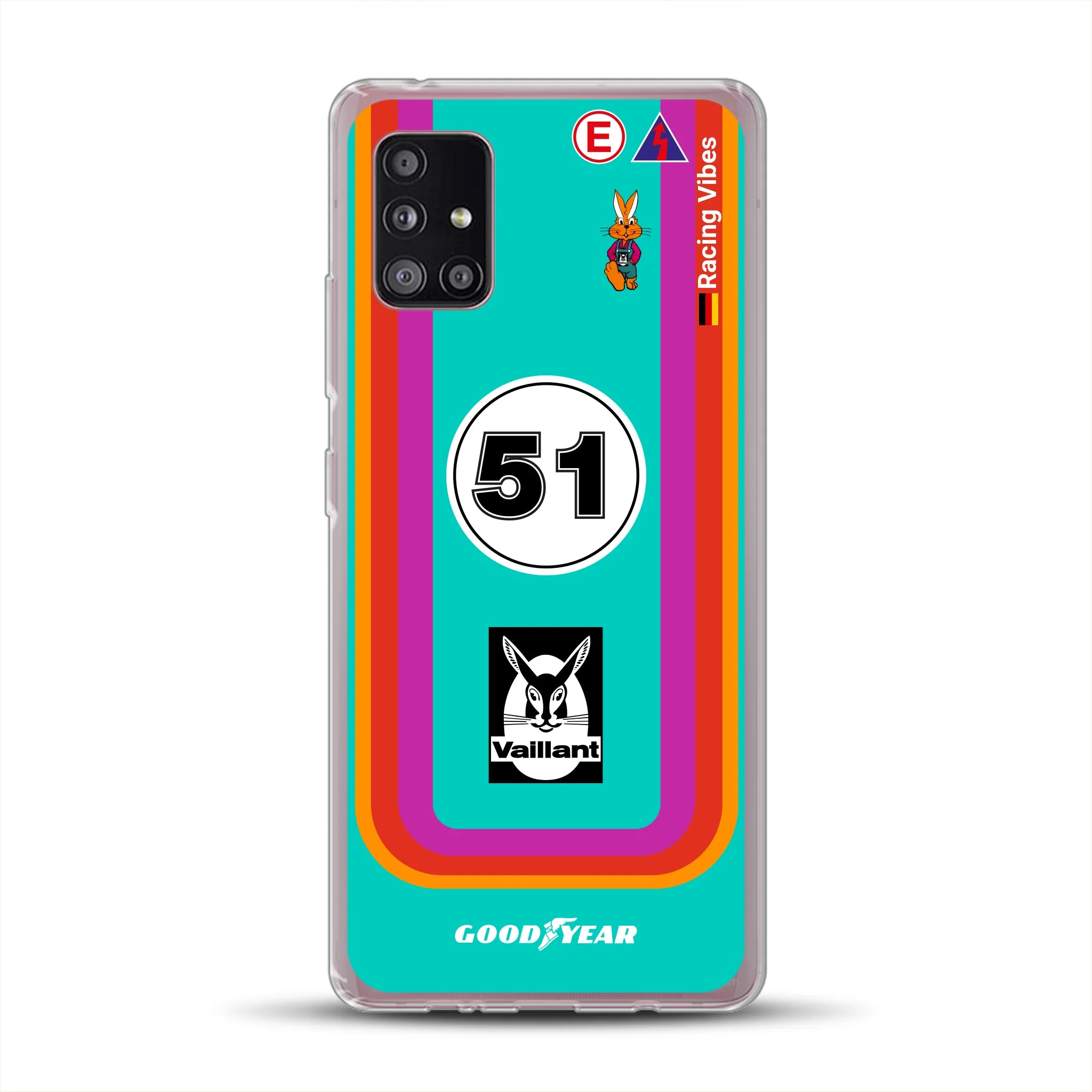 Porsche 935 K3 Vaillant Kremer Racing 1977 Livery - Custodia per cellulare personalizzata per Samsung