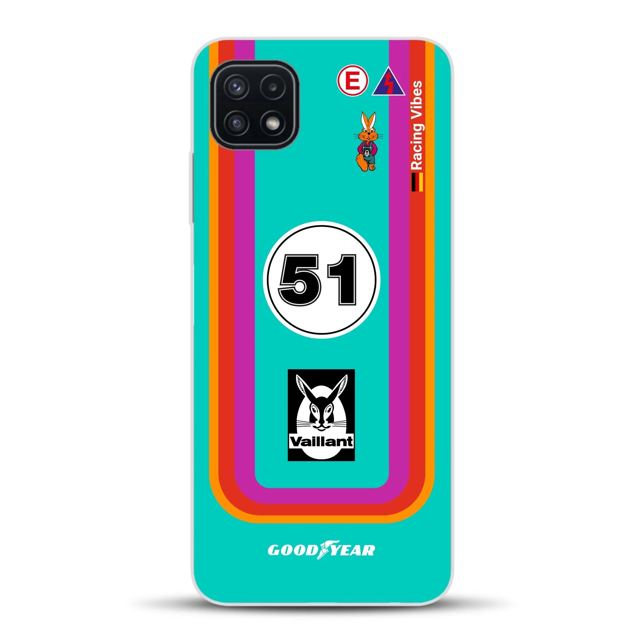 Porsche 935 K3 Vaillant Kremer Racing 1977 Livery - Custodia per cellulare personalizzata per Samsung