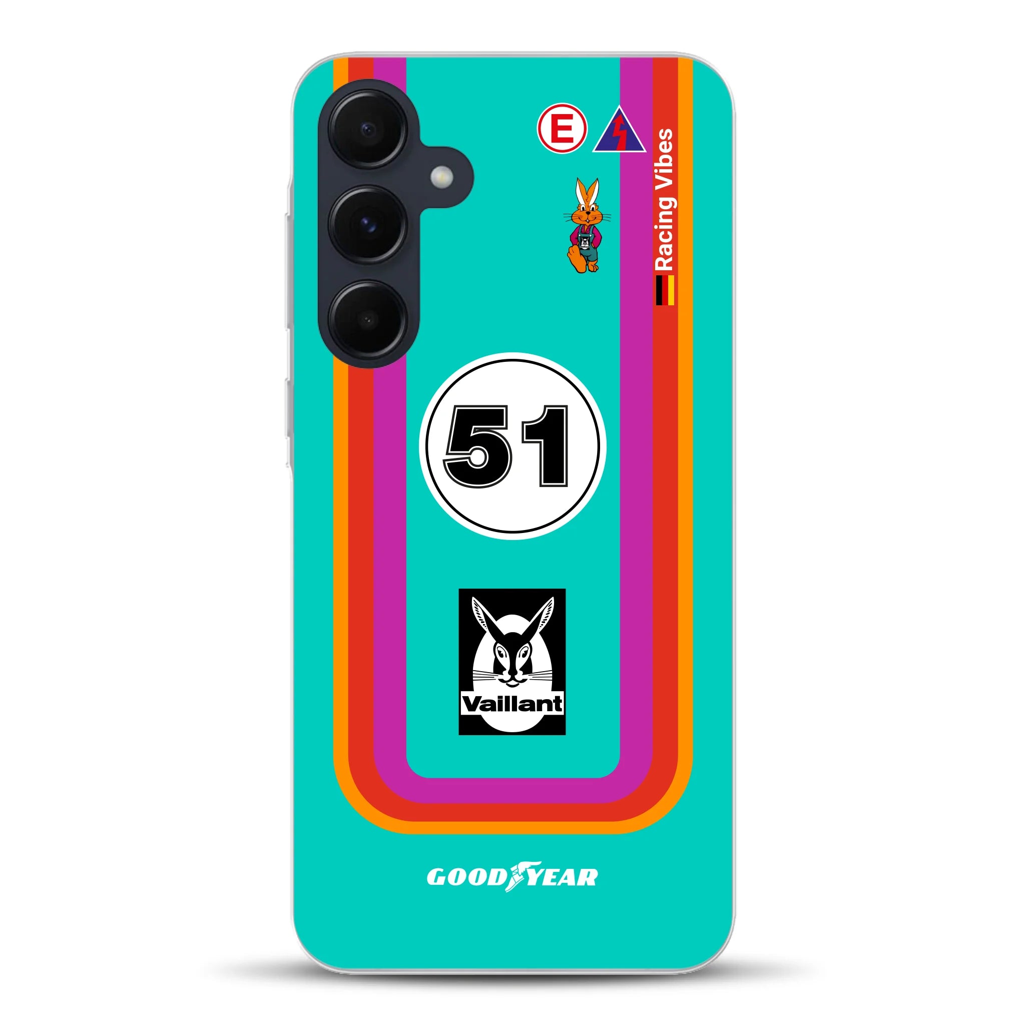 Porsche 935 K3 Vaillant Kremer Racing 1977 Livery - Custodia per cellulare personalizzata per Samsung