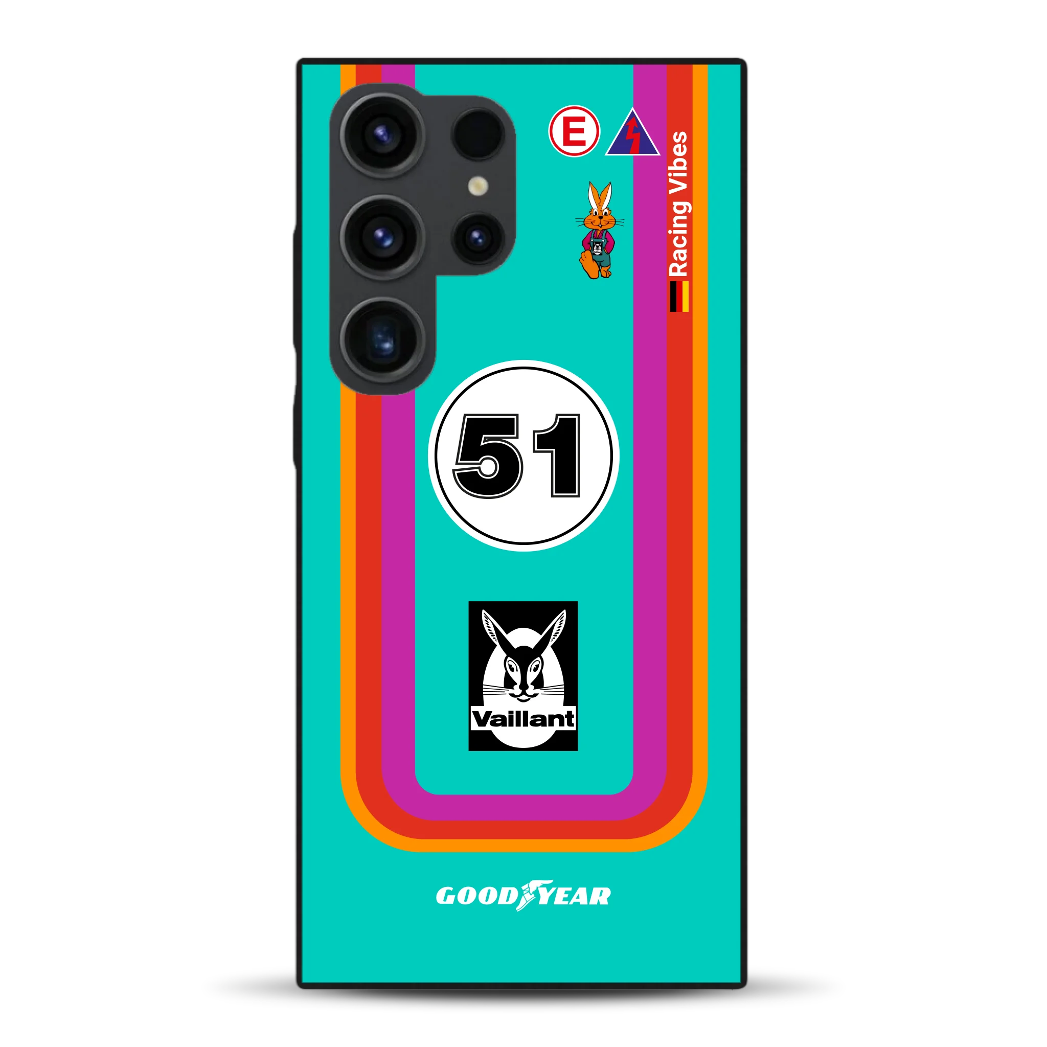 Porsche 935 K3 Vaillant Kremer Racing 1977 Livery - Custodia per cellulare personalizzata per Samsung