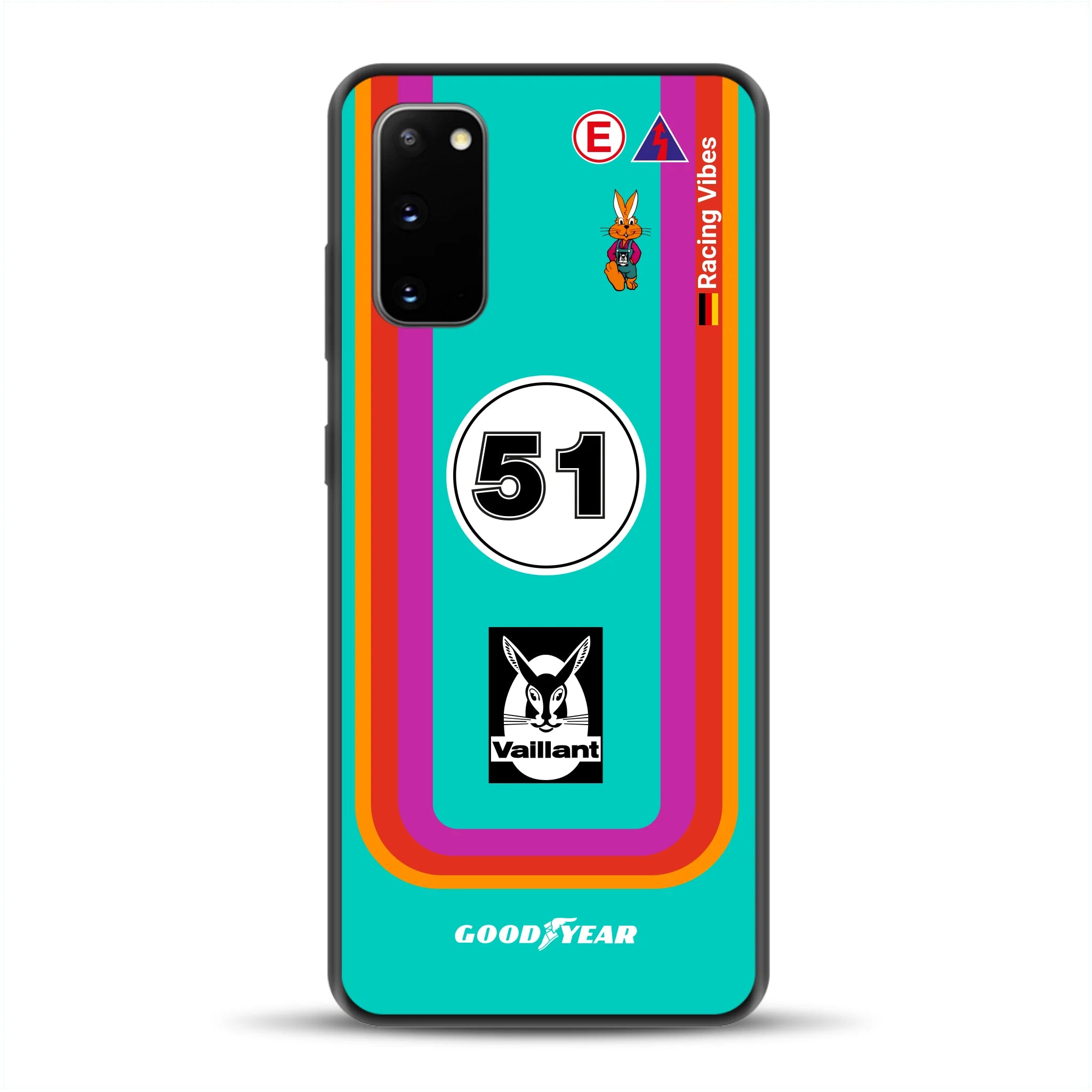 Porsche 935 K3 Vaillant Kremer Racing 1977 Livery - Custodia per cellulare personalizzata per Samsung